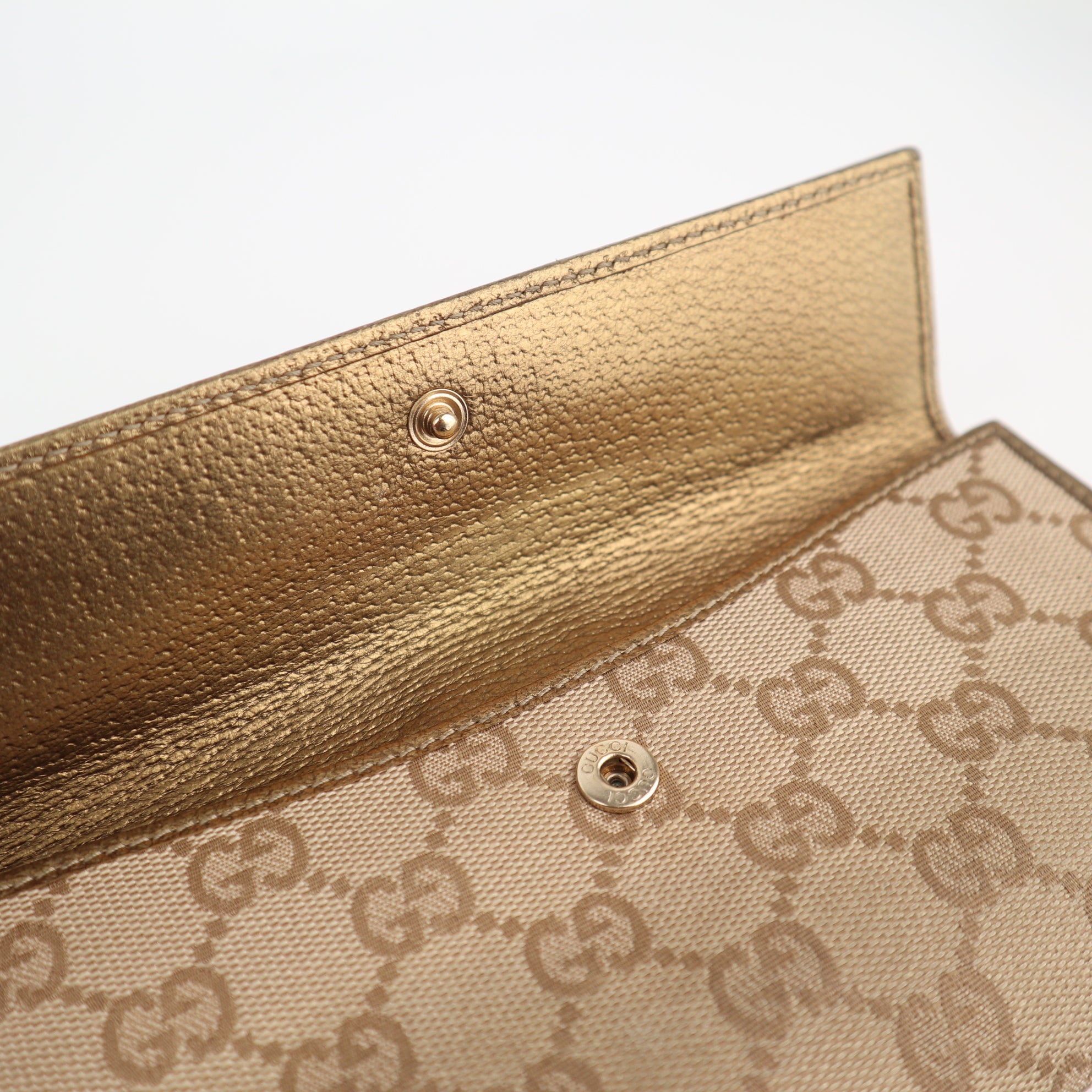 C2131 Gucci Wallet Princy | Pre-Owned Very Good GG canvas