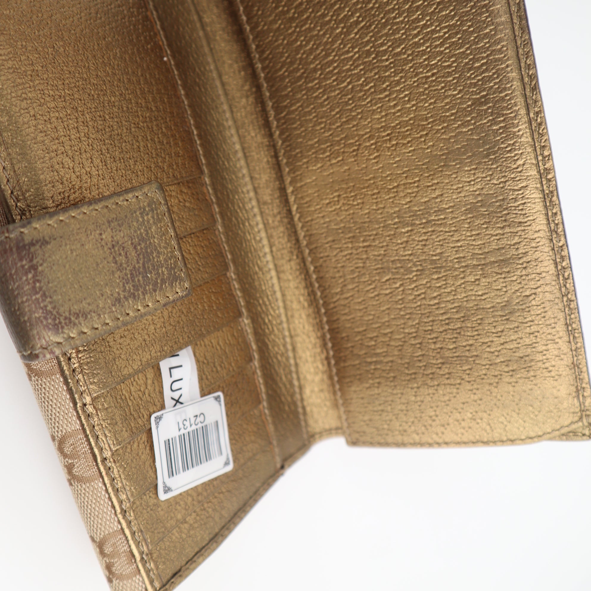 C2131 Gucci Wallet Princy | Pre-Owned Very Good GG canvas