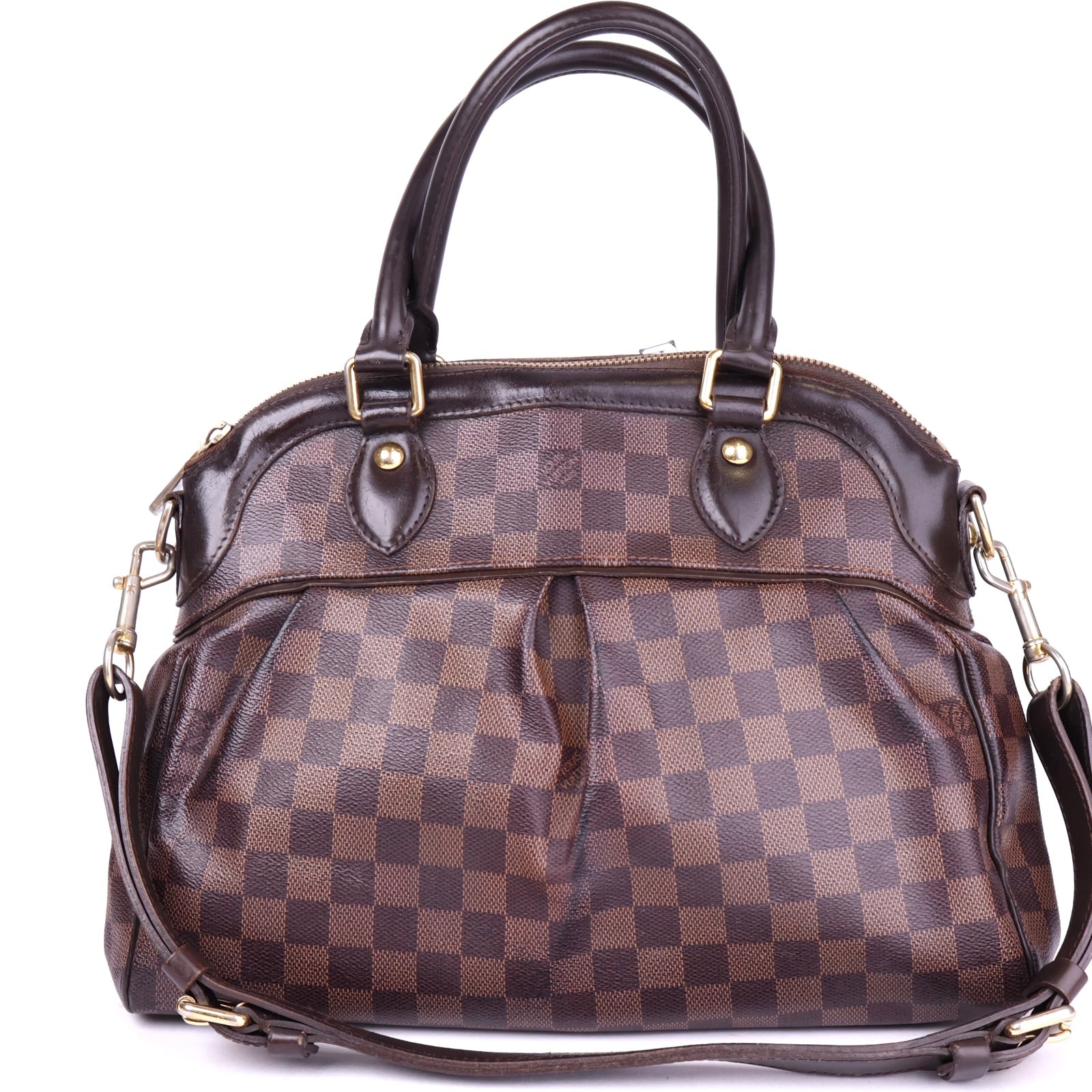 J2018 Louis Vuitton Damier Trevi Handbag Satchel- Pre Owned
