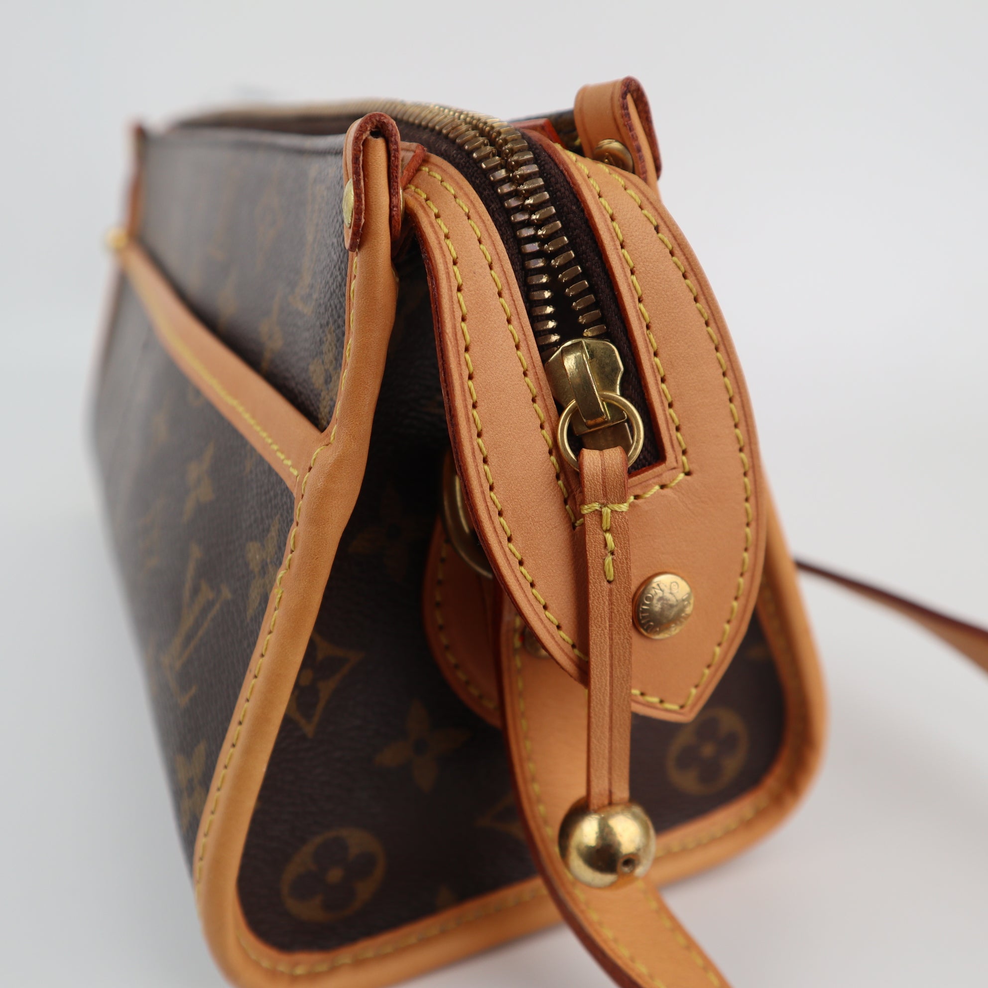 C2138R Louis Vuitton Shoulder Bag Monogram Popincourt Long | Pre-Owned Excellent Brown Monogram canvas