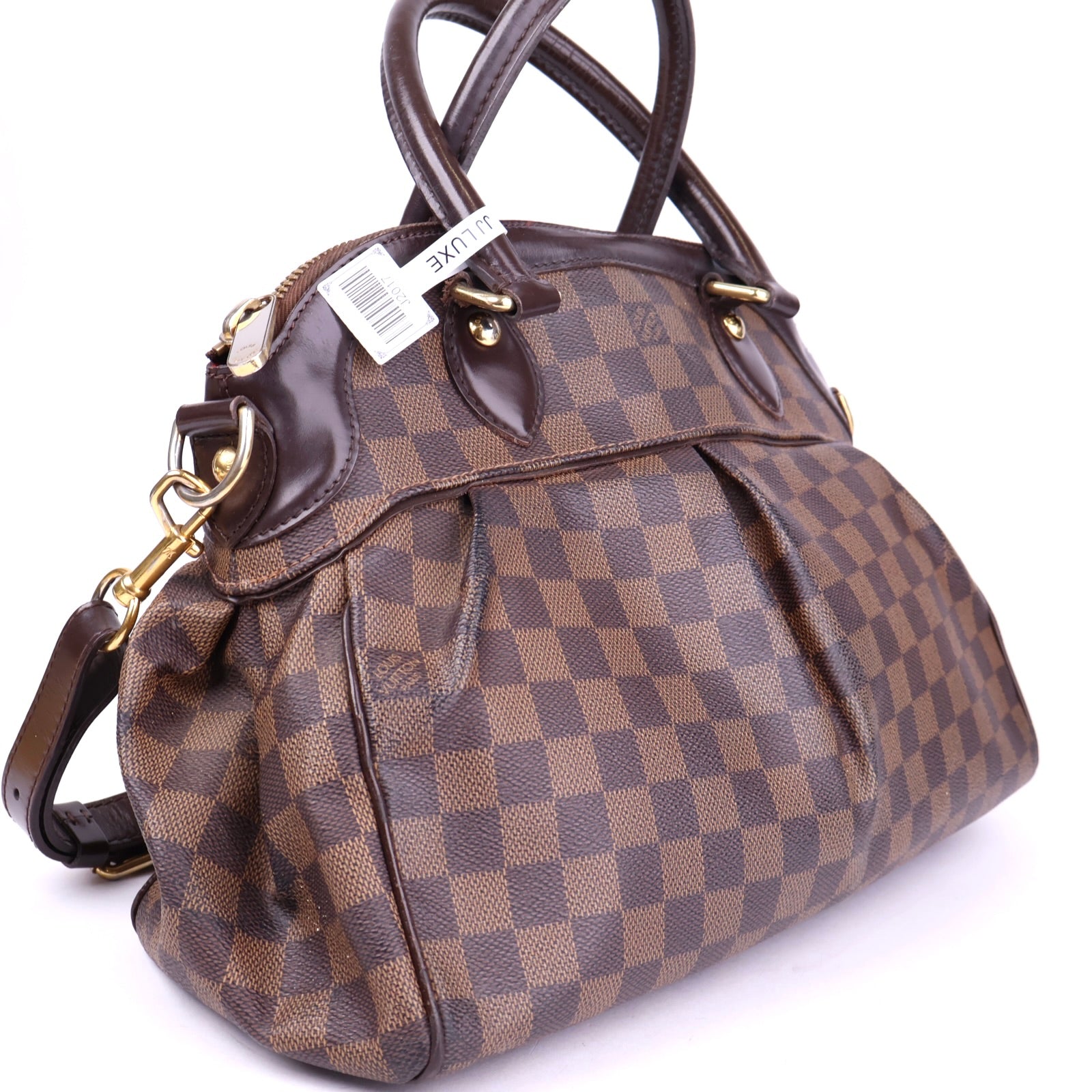 J2017 Louis Vuitton Damier Trevi Handbag Satchel- Pre Owned