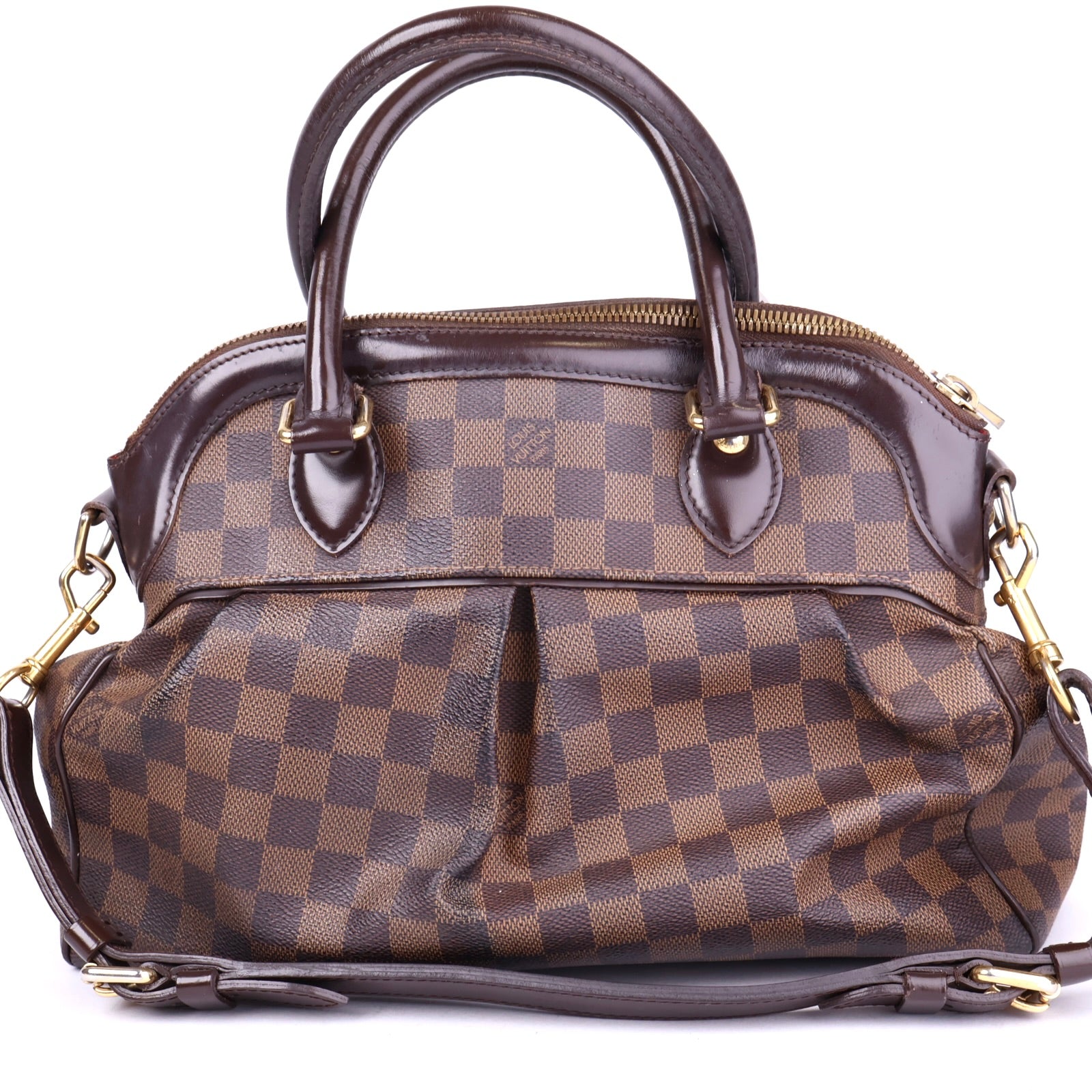 J2017 Louis Vuitton Damier Trevi Handbag Satchel- Pre Owned