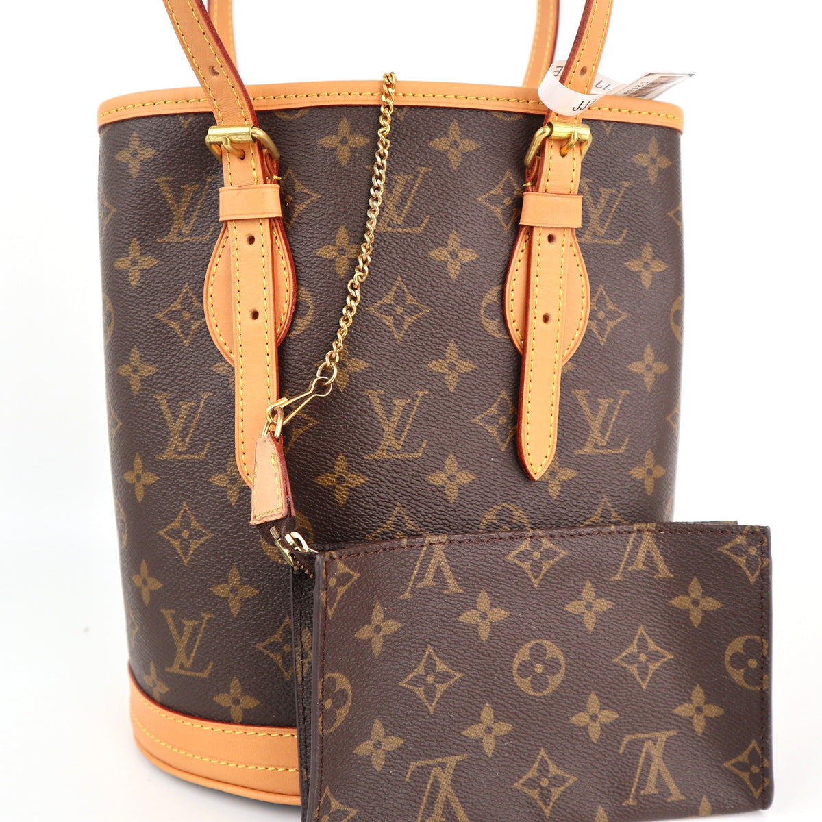 C2139R Louis Vuitton Bucket Bag Monogram Marais Bucket | Pre-Owned Excellent Brown Monogram canvas