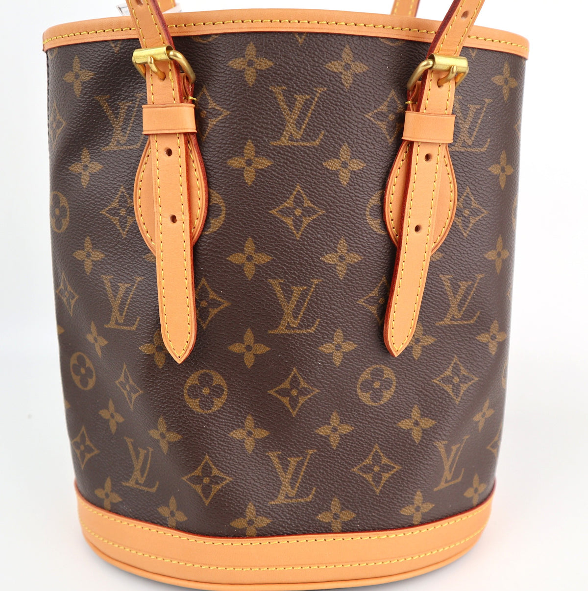 C2139R Louis Vuitton Bucket Bag Monogram Marais Bucket | Pre-Owned Excellent Brown Monogram canvas