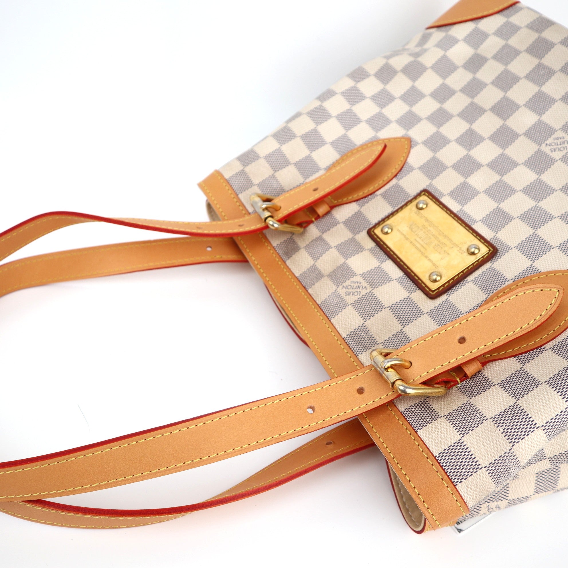 C1323R Louis Vuitton Damier Azur Hampstead MM shoulder bag-Pre Owned