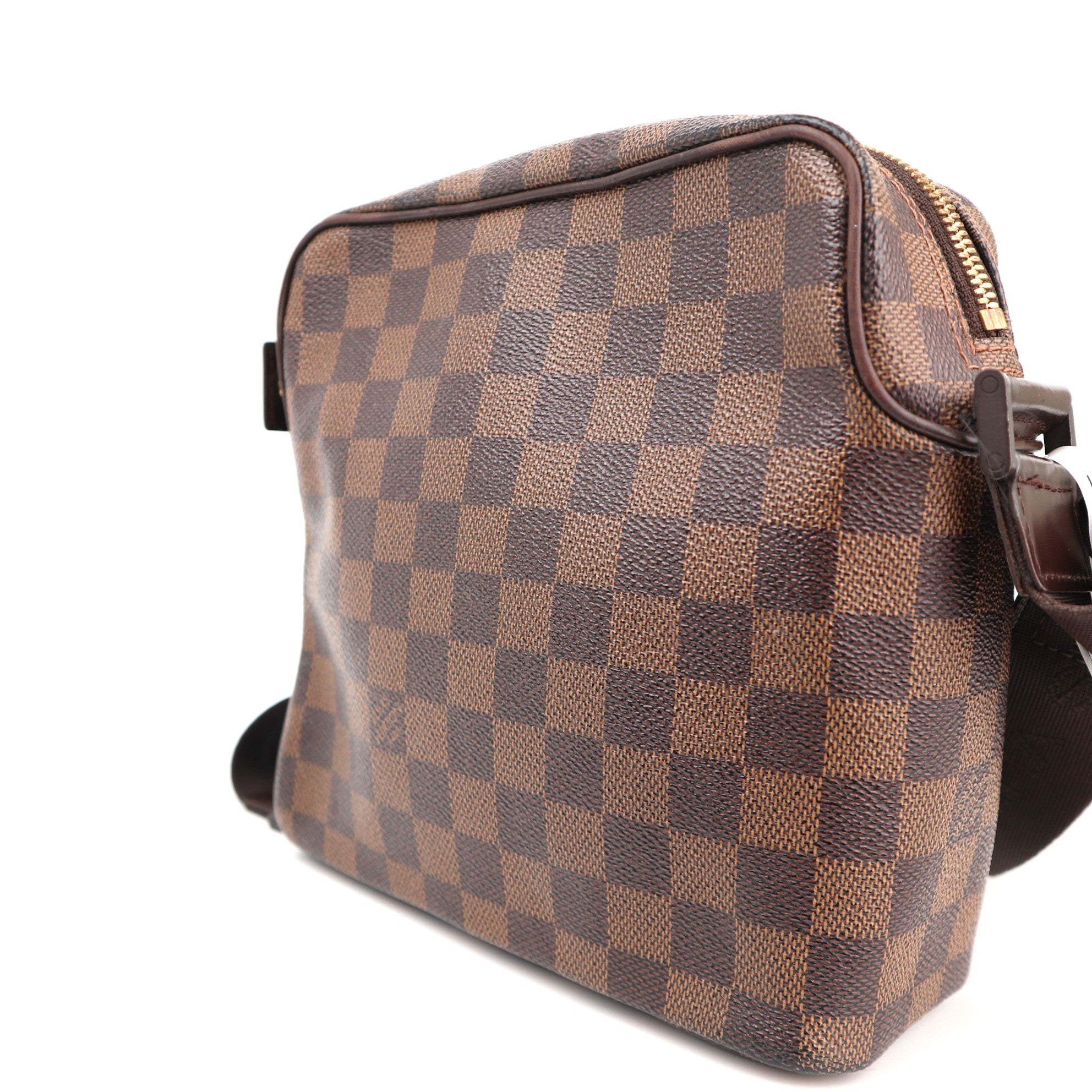 C1324 Louis Vuitton Damier Ebene Olaf PM messenger bag-Pre Owned