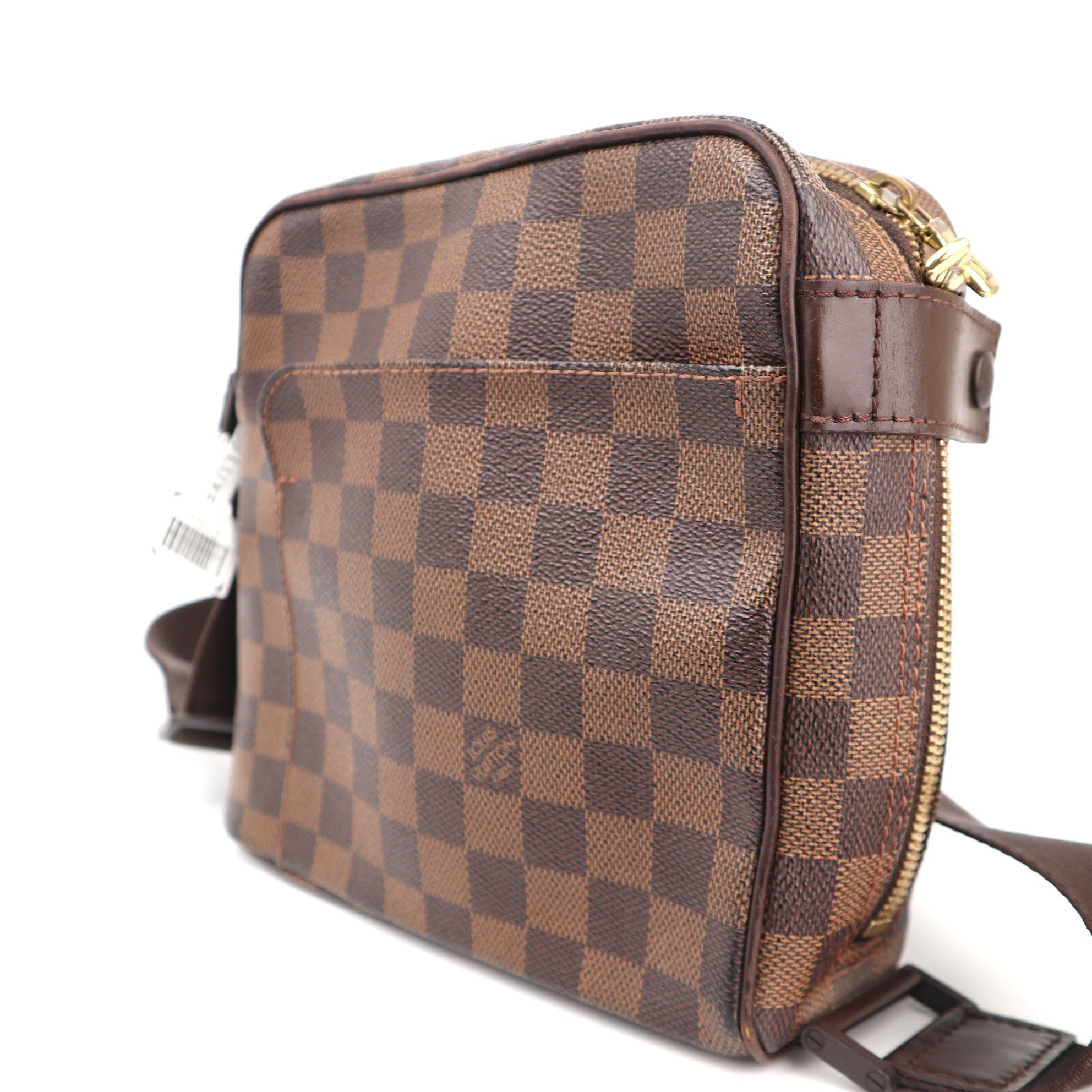 C1324 Louis Vuitton Damier Ebene Olaf PM messenger bag-Pre Owned