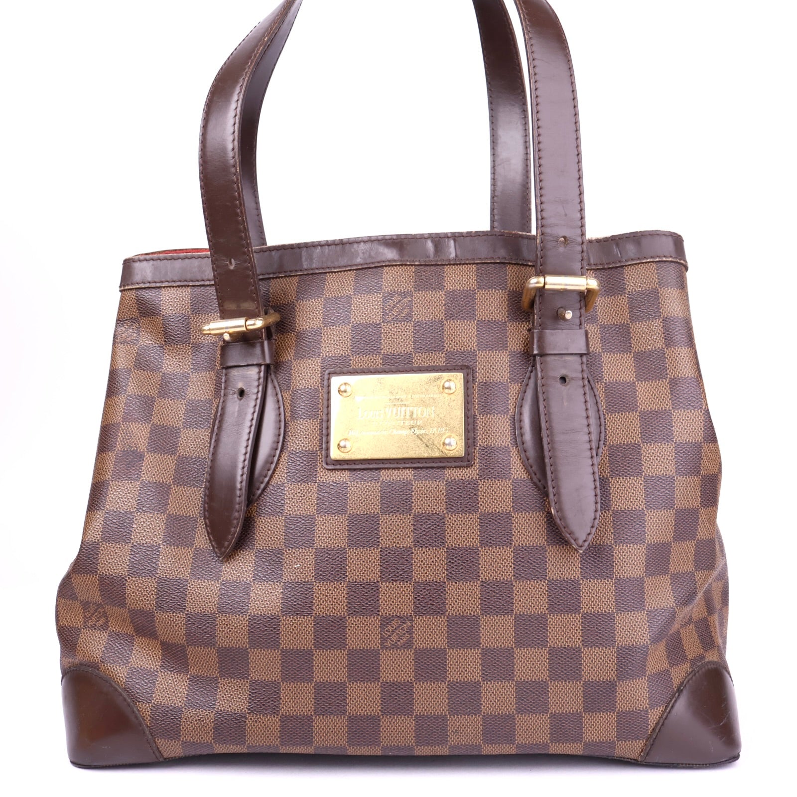 J2039 Louis Vuitton Damier Ebene Hampstead MM Tote- Pre Owned