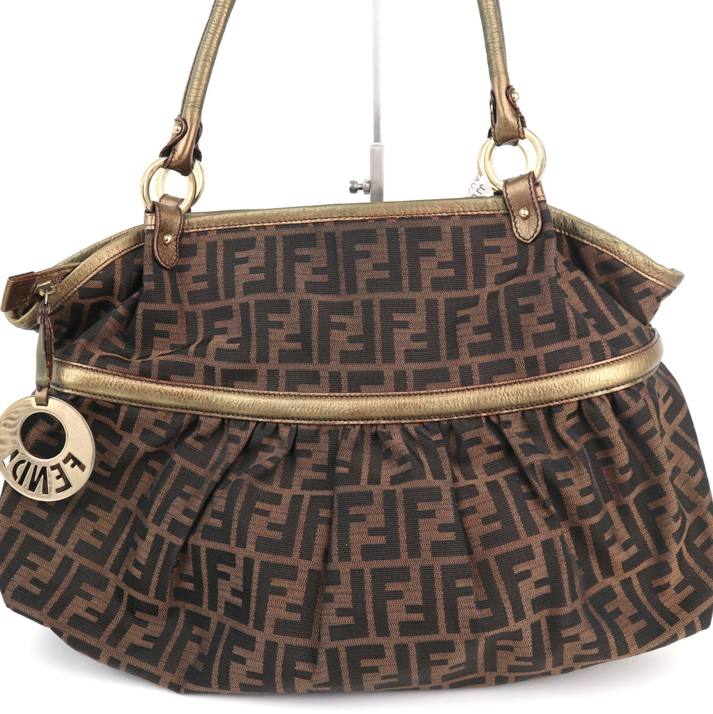 C2129 Fendi Tote Bag Zucca Chef | Pre-Owned Very Good Brown Zucca canvas