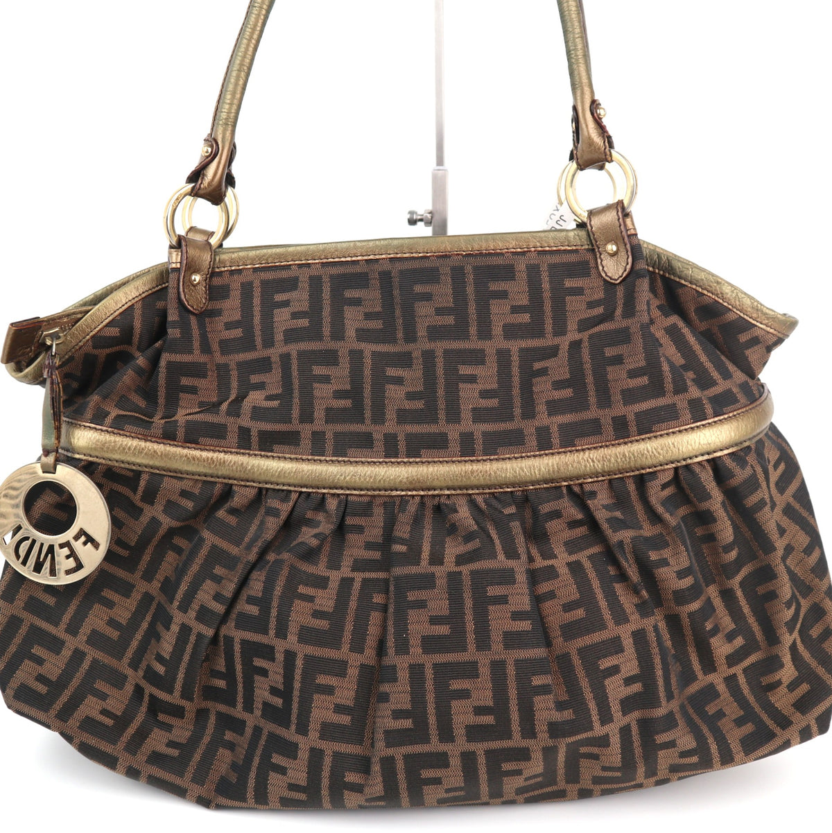 C2129 Fendi Tote Bag Zucca Chef | Pre-Owned Very Good Brown Zucca canvas