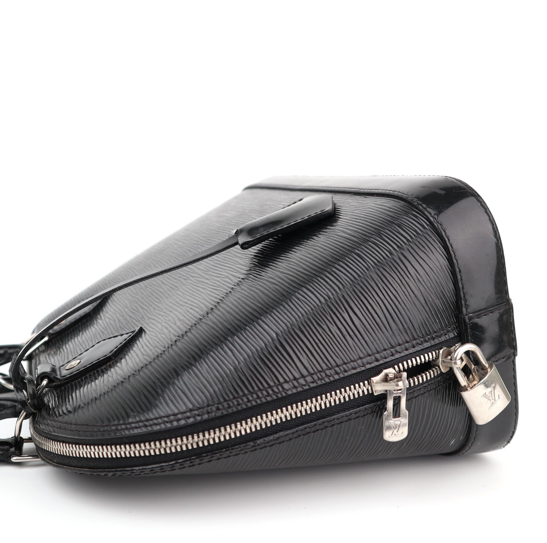 C1335 Louis Vuitton Black Electric Epi Leather Alma PM Bag -Pre Owned