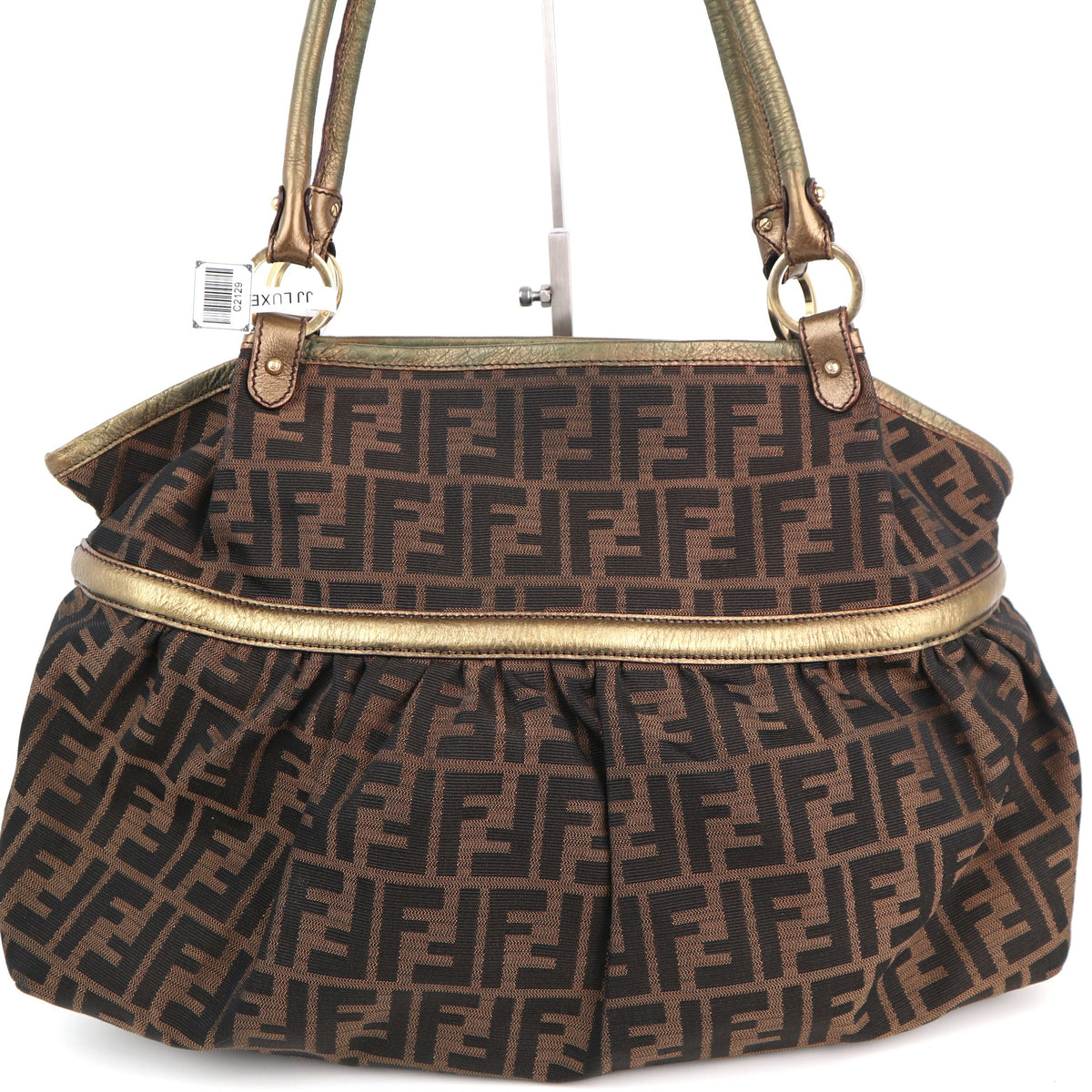 C2129 Fendi Tote Bag Zucca Chef | Pre-Owned Very Good Brown Zucca canvas