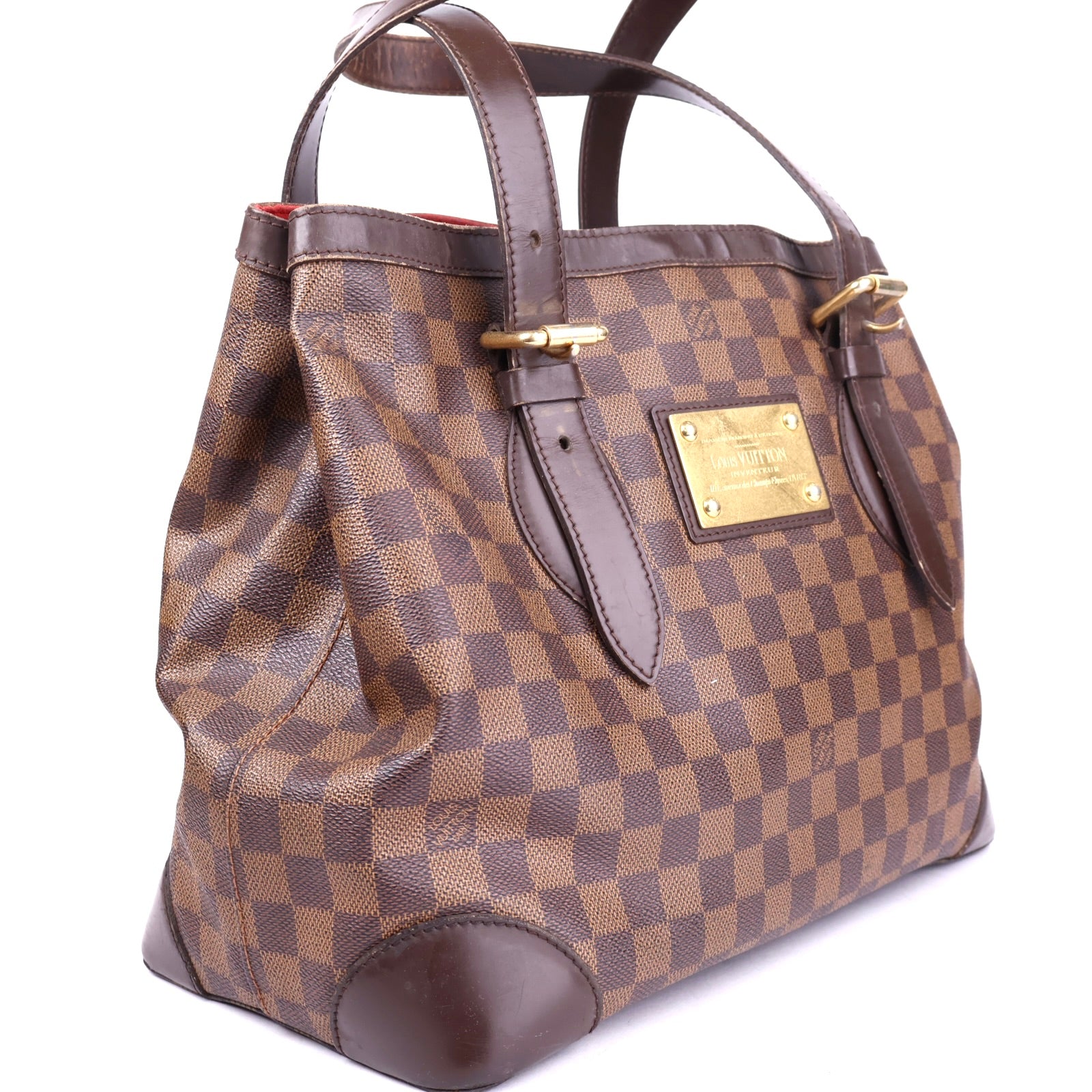 J2039 Louis Vuitton Damier Ebene Hampstead MM Tote- Pre Owned
