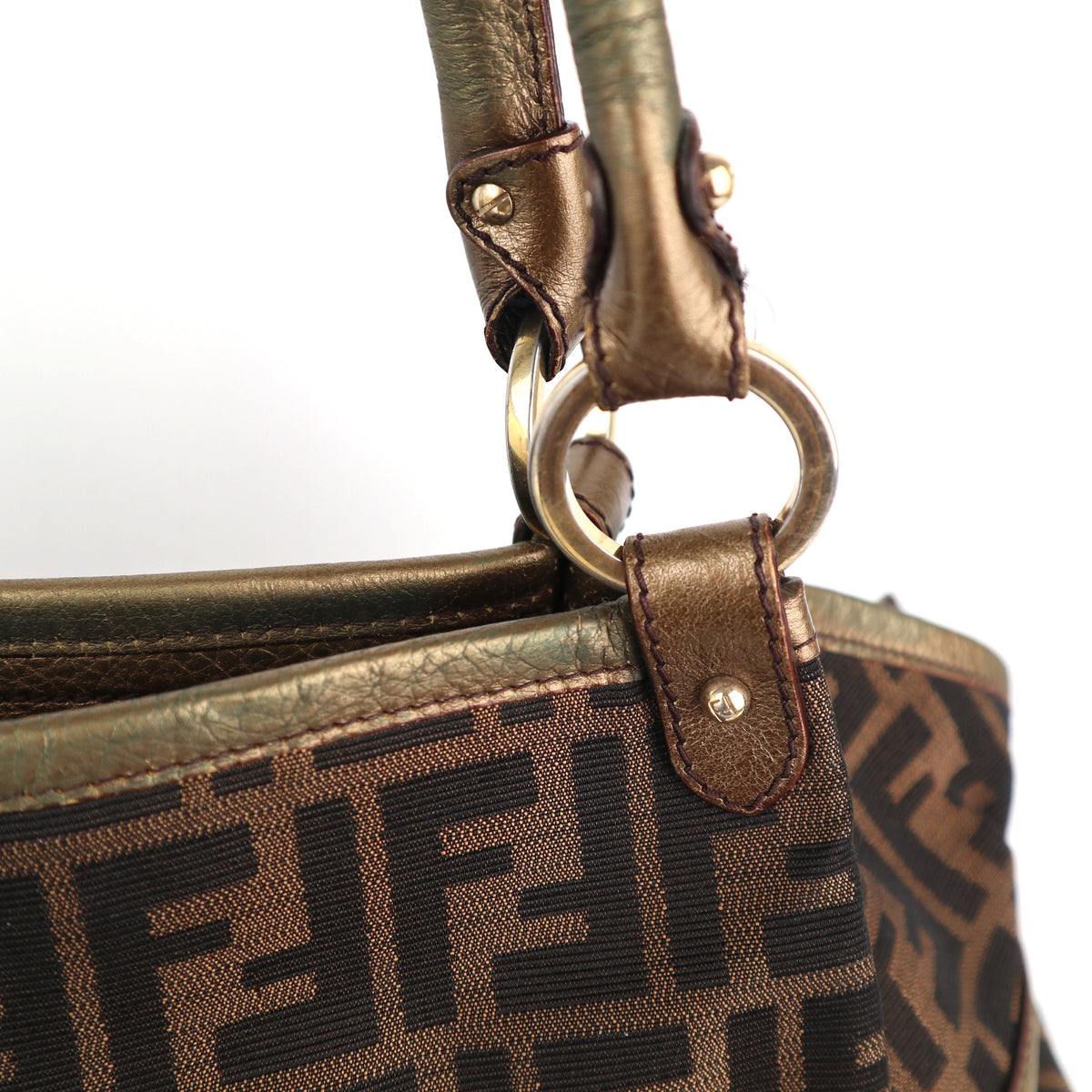 C2129 Fendi Tote Bag Zucca Chef | Pre-Owned Very Good Brown Zucca canvas