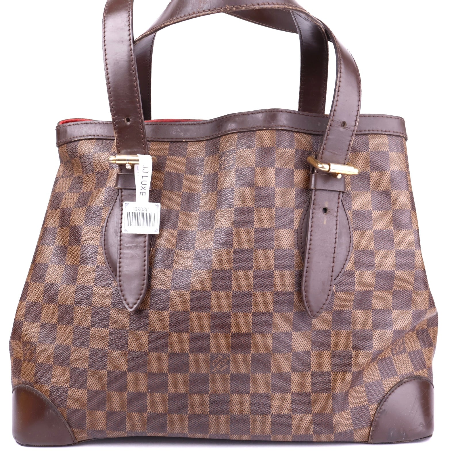 J2039 Louis Vuitton Damier Ebene Hampstead MM Tote- Pre Owned