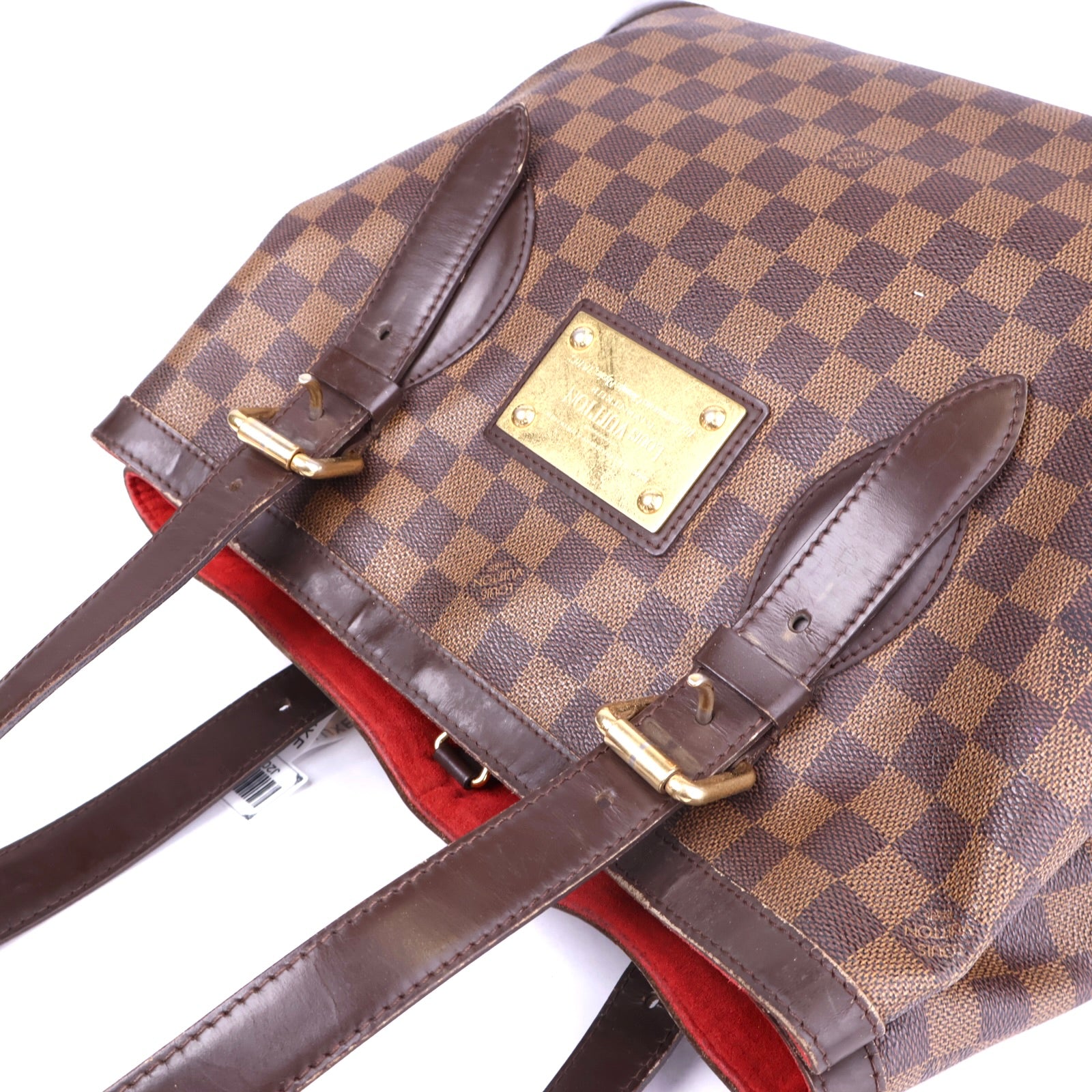 J2039 Louis Vuitton Damier Ebene Hampstead MM Tote- Pre Owned
