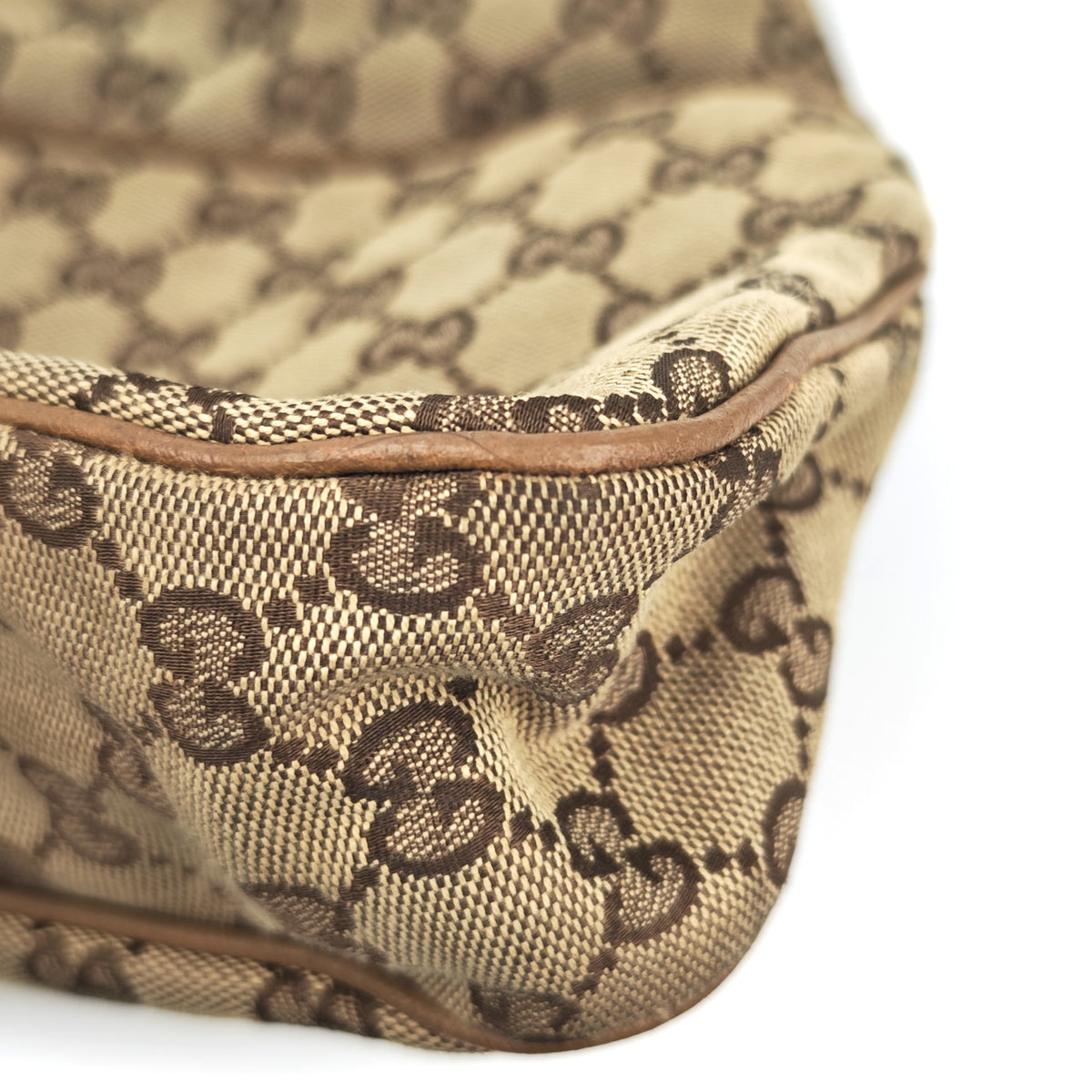 C2864 Gucci Shoulder Bag GG Canvas Eclipse Shoulder Tote Bag | Pre-Owned Very Good Brown Canvas GG Monogram