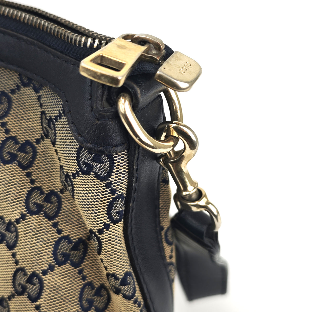 C2866 Gucci Top Handle Bag GG Canvas Vintage Web Top Handle Bag | Pre-Owned Very Good Brown Canvas GG Monogram