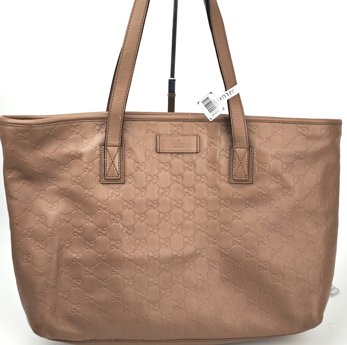 C2867 Gucci Tote Bag Guccissima Joy Tote | Pre-Owned Very Good Brown Leather Guccissima