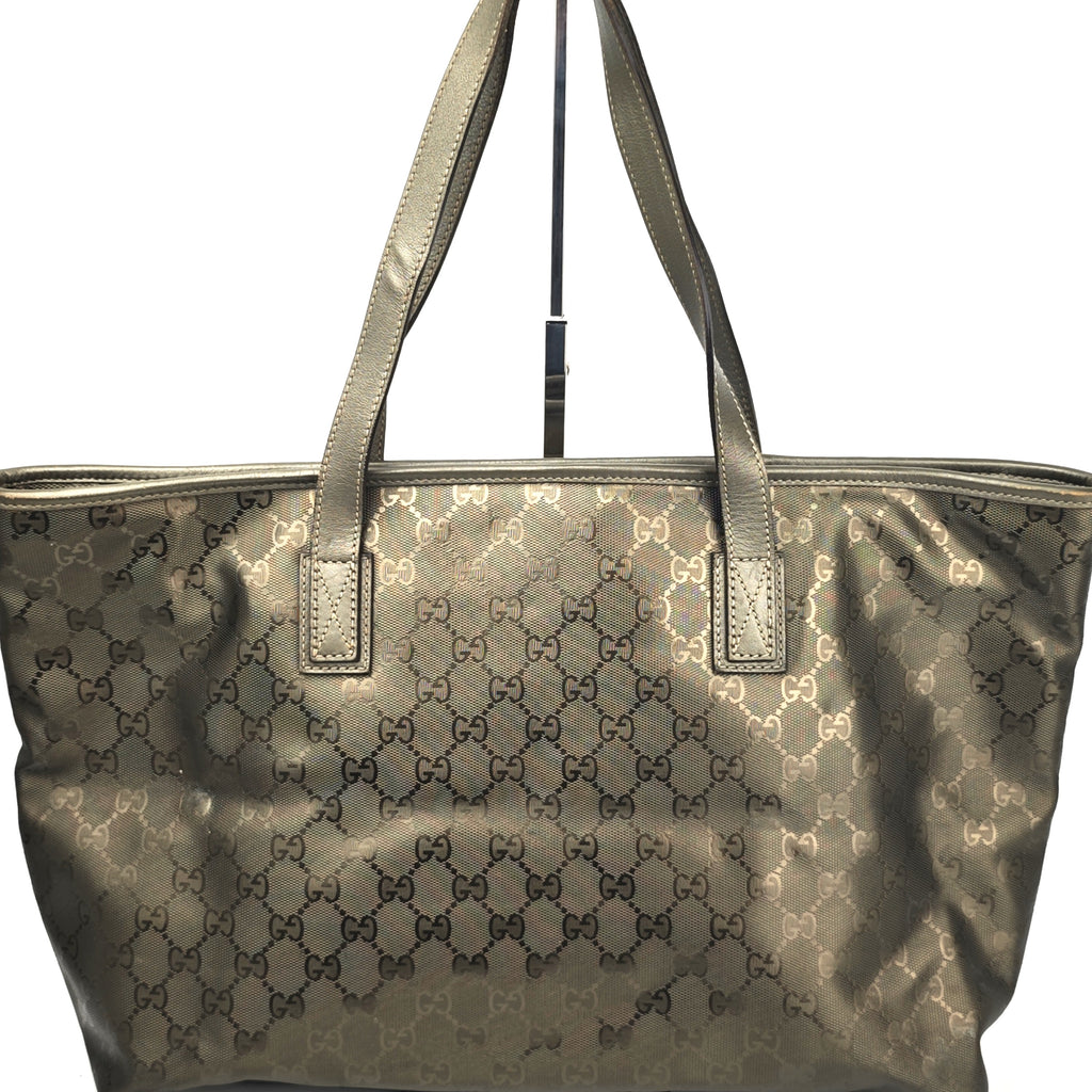 C2871 Gucci Tote Bag GG Imprimé Joy Tote Medium | Pre-Owned Very Good Brown Coated Canvas GG Monogram