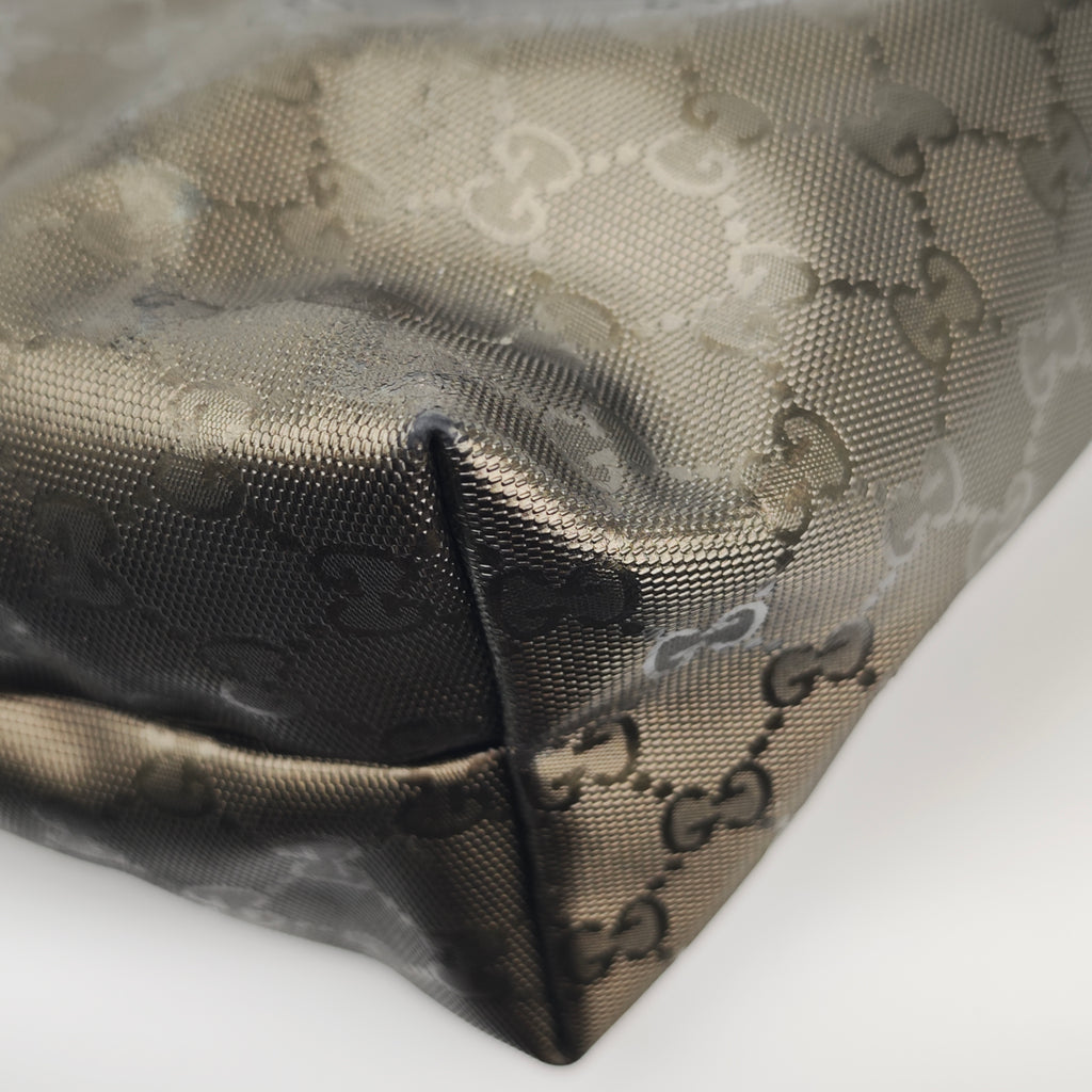 C2871 Gucci Tote Bag GG Imprimé Joy Tote Medium | Pre-Owned Very Good Brown Coated Canvas GG Monogram