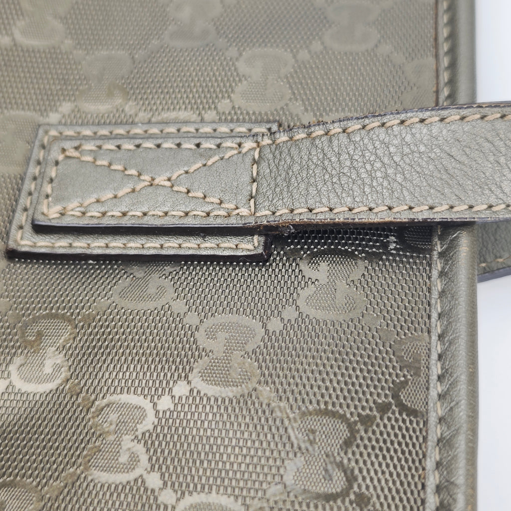 C2871 Gucci Tote Bag GG Imprimé Joy Tote Medium | Pre-Owned Very Good Brown Coated Canvas GG Monogram
