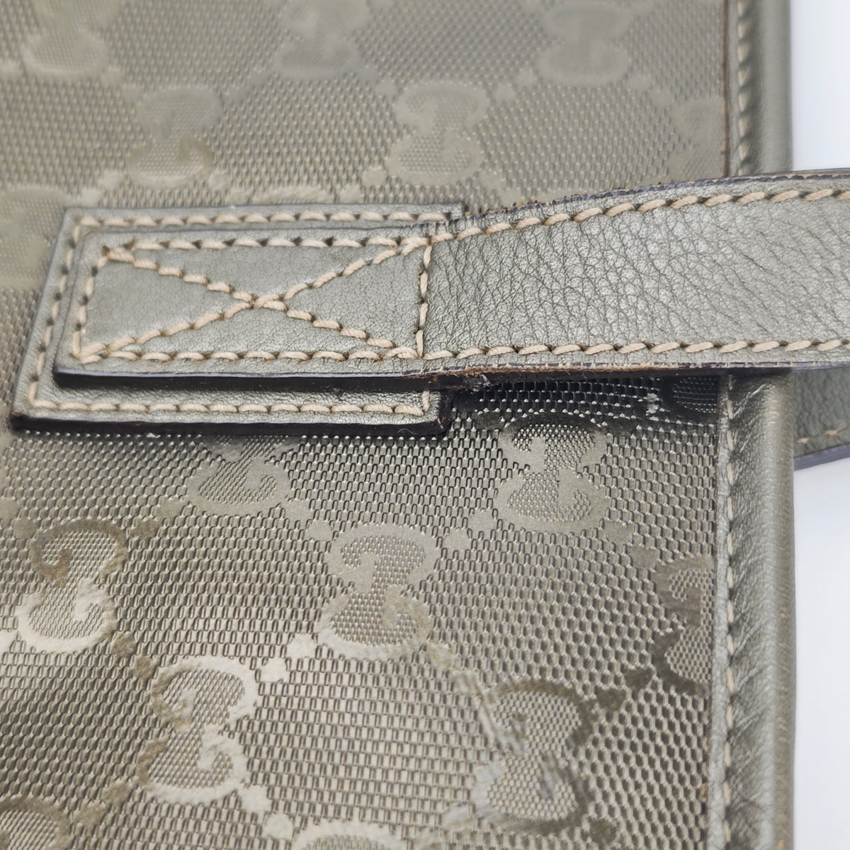 C2871 Gucci Tote Bag GG Imprimé Joy Tote Medium | Pre-Owned Very Good Brown Coated Canvas GG Monogram