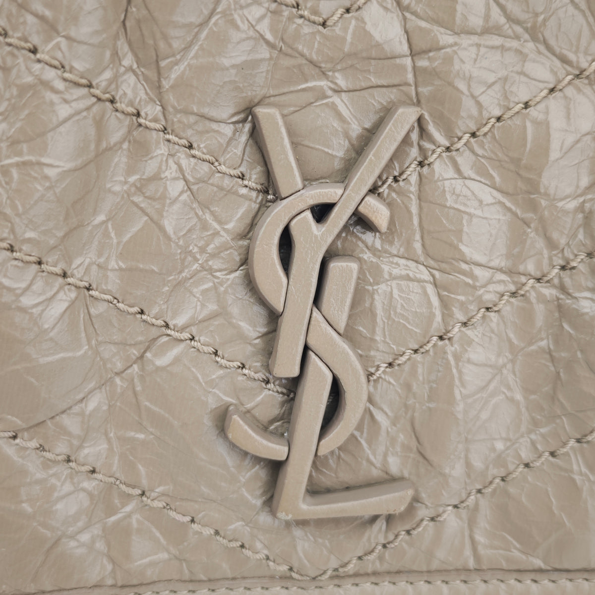 C2872 Saint Laurent Shoulder Bag Niki Baby Vintage Leather Chain Bag | Pre-Owned Excellent Leather