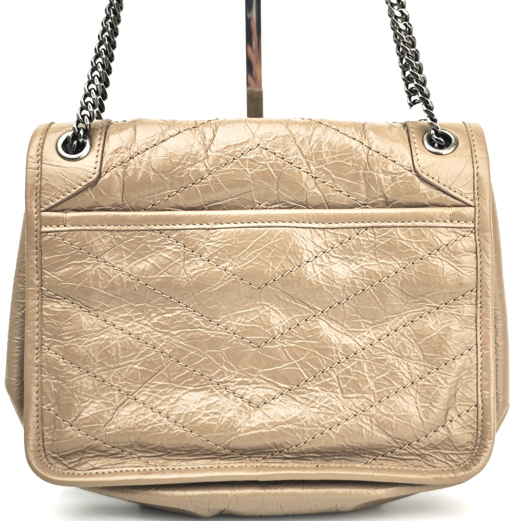 C2872 Saint Laurent Shoulder Bag Niki Baby Vintage Leather Chain Bag | Pre-Owned Excellent Leather