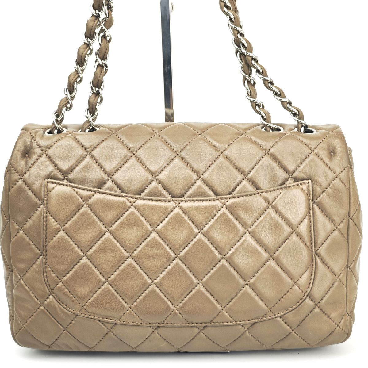 C2873 Chanel Shoulder Bag Timeless Classic Flap Bag Jumbo | Pre-Owned Very Good