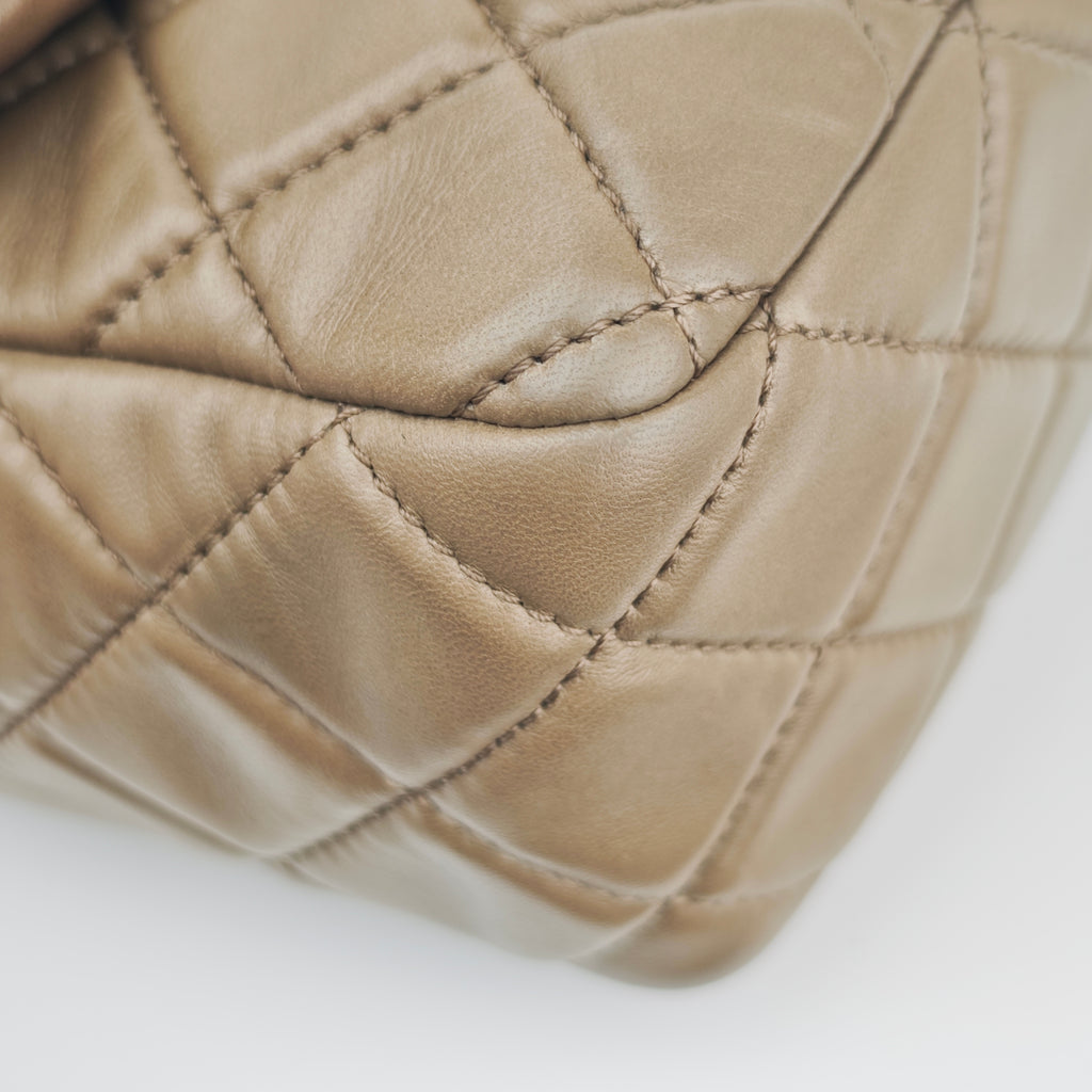 C2873 Chanel Shoulder Bag Timeless Classic Flap Bag Jumbo | Pre-Owned Very Good