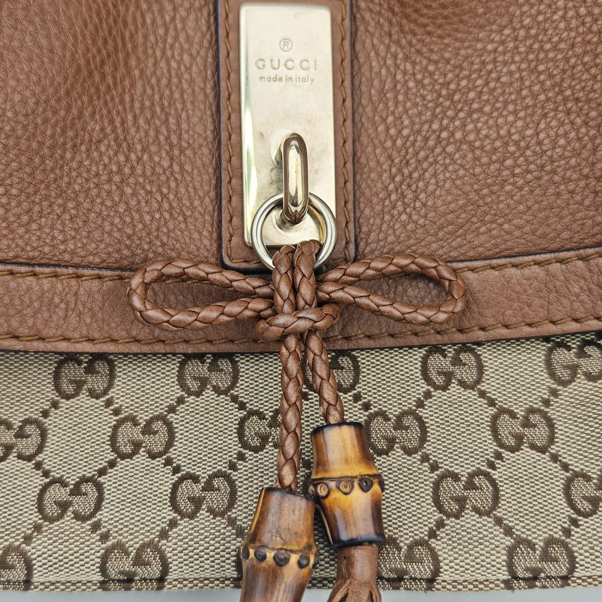 C2878 Gucci Shoulder Bag Bella Flap Satchel/Shoulder Bag | Pre-Owned Very Good