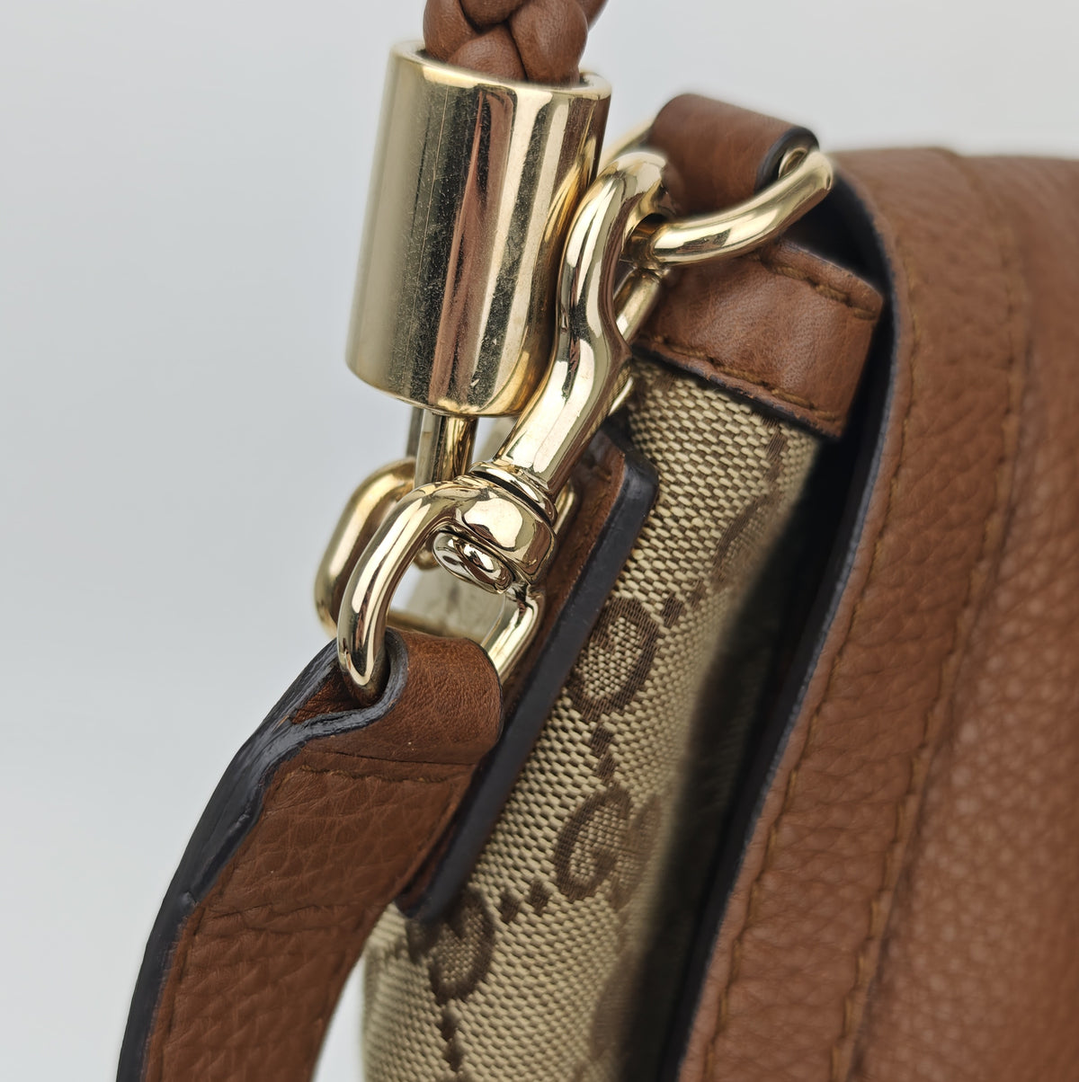 C2878 Gucci Shoulder Bag Bella Flap Satchel/Shoulder Bag | Pre-Owned Very Good