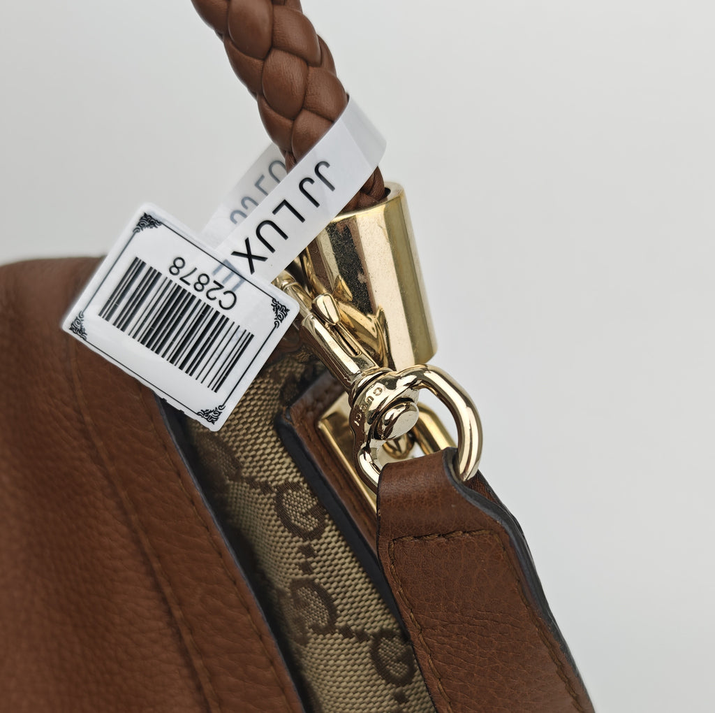 C2878 Gucci Shoulder Bag Bella Flap Satchel/Shoulder Bag | Pre-Owned Very Good