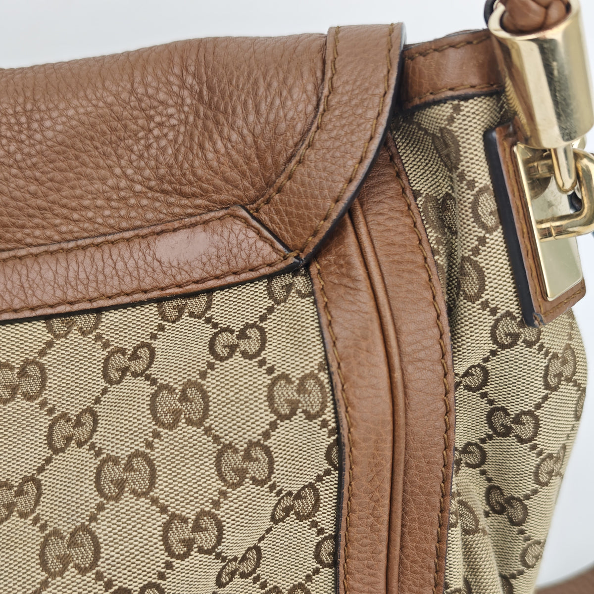C2878 Gucci Shoulder Bag Bella Flap Satchel/Shoulder Bag | Pre-Owned Very Good