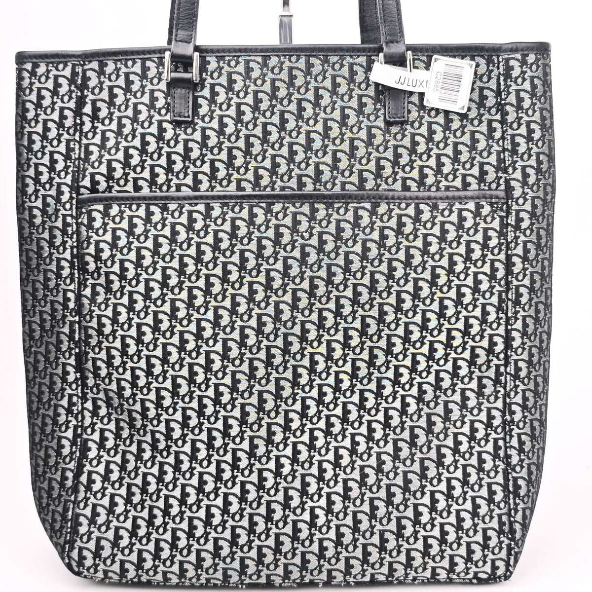 C2885 Christian Dior Tote Bag Vintage Oblique Canvas Tote | Pre-Owned Excellent Oblique Canvas
