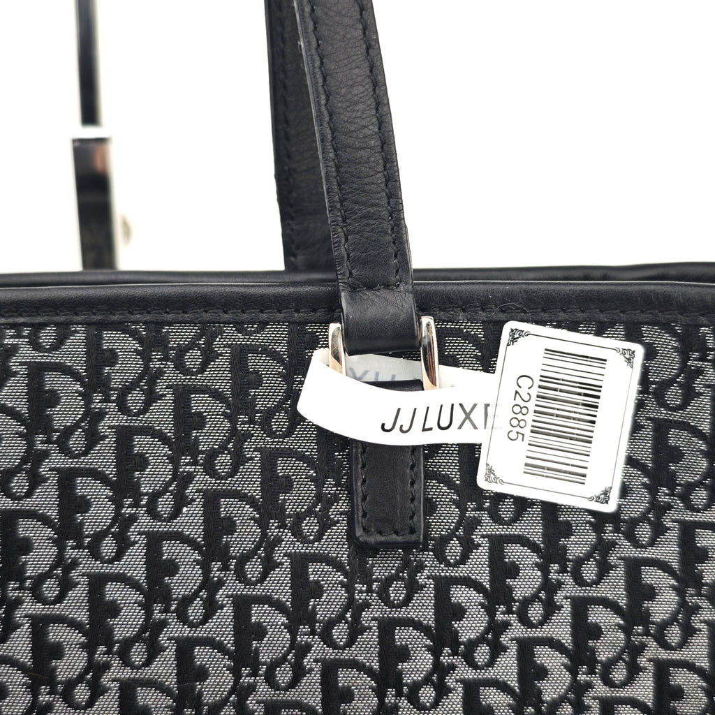 C2885 Christian Dior Tote Bag Vintage Oblique Canvas Tote | Pre-Owned Excellent Oblique Canvas