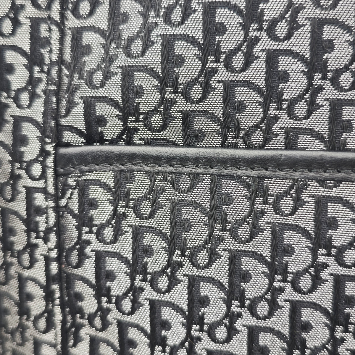 C2885 Christian Dior Tote Bag Vintage Oblique Canvas Tote | Pre-Owned Excellent Oblique Canvas