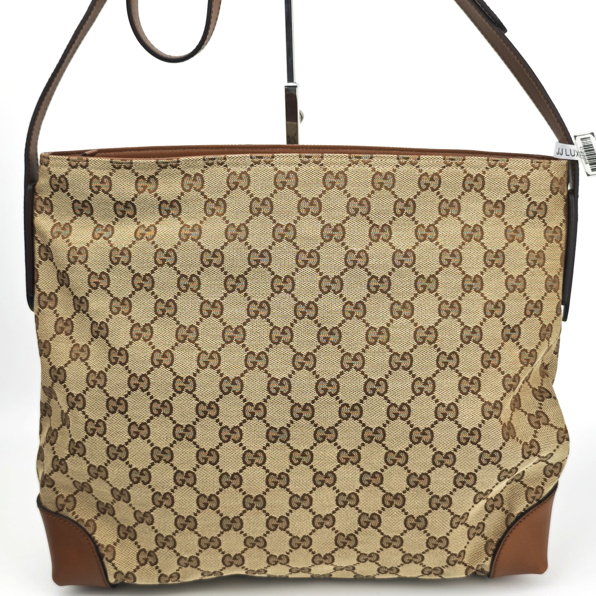 C2888 Gucci Shoulder Bag GG Canvas Hobo | Pre-Owned Excellent Brown GG Canvas
