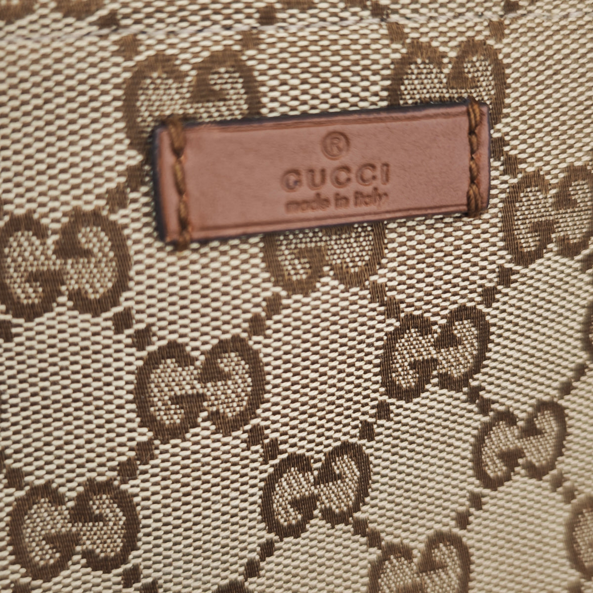 C2888 Gucci Shoulder Bag GG Canvas Hobo | Pre-Owned Excellent Brown GG Canvas
