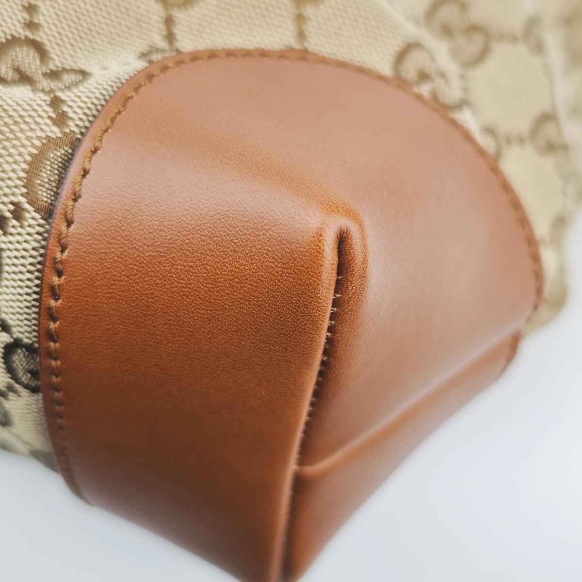 C2888 Gucci Shoulder Bag GG Canvas Hobo | Pre-Owned Excellent Brown GG Canvas