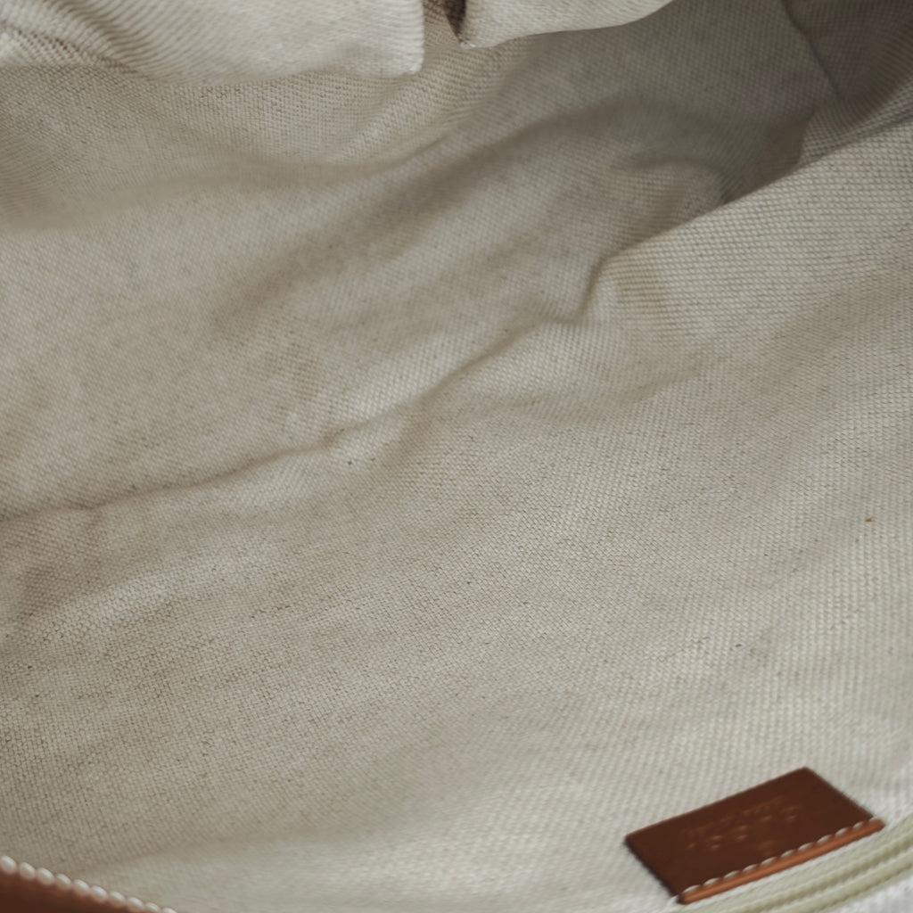 C2888 Gucci Shoulder Bag GG Canvas Hobo | Pre-Owned Excellent Brown GG Canvas