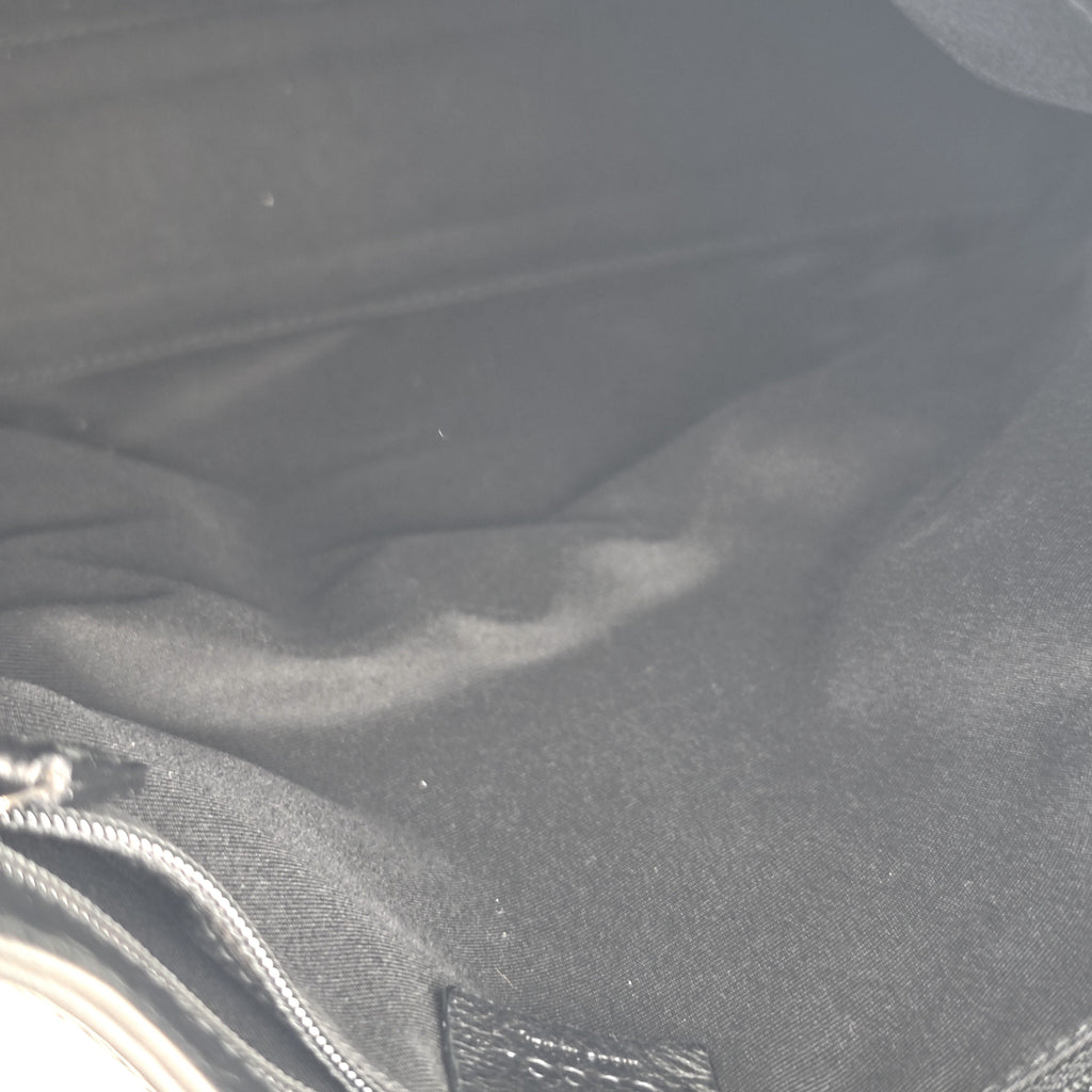 C2890 Gucci Shoulder Bag GG Canvas flat Shoulder Bag Black | Pre-Owned Excellent Black GG Canvas
