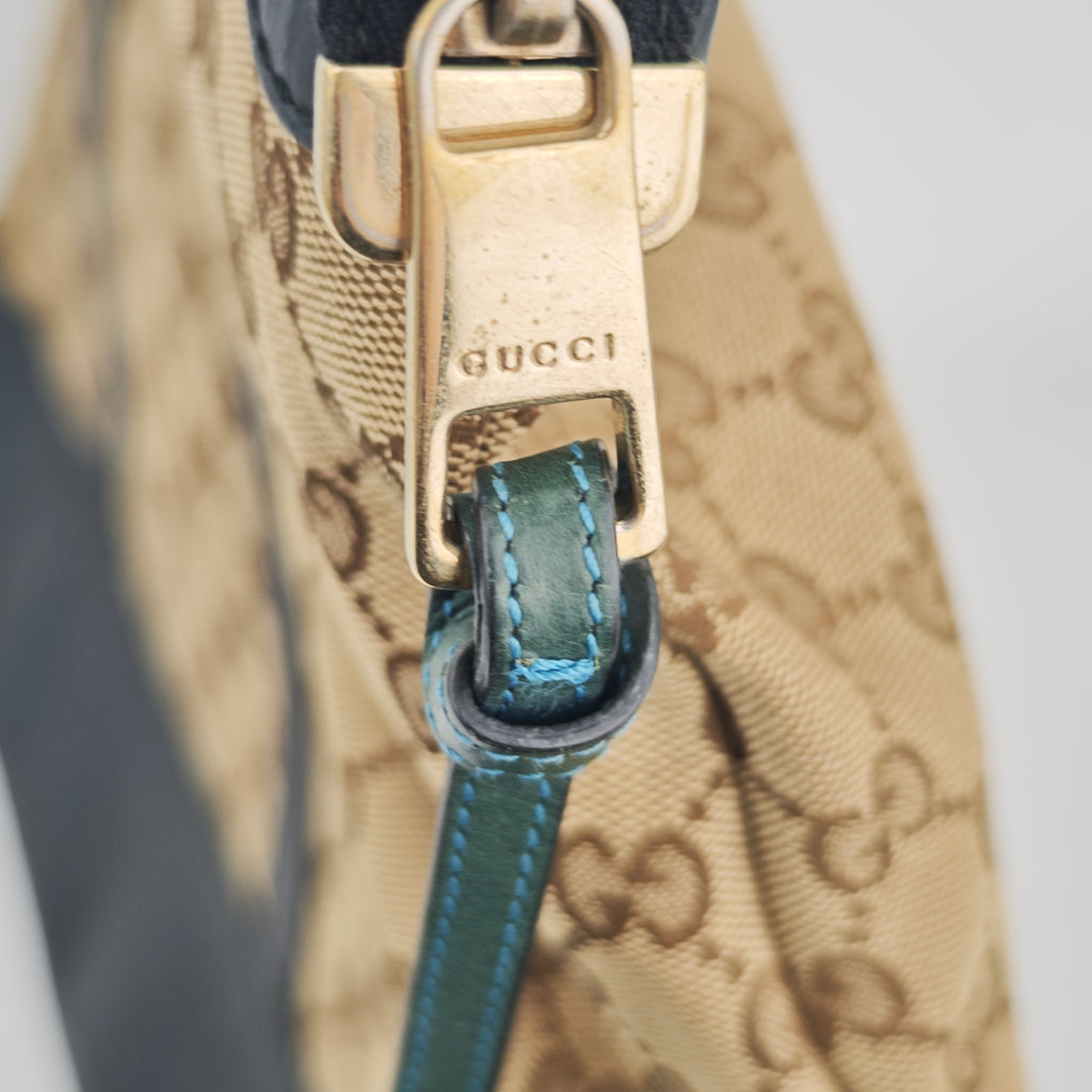 C2892 Gucci Shoulder Bag GG Canvas Bella Satchel/Tote Bamboo Tassel | Pre-Owned Very Good Brown GG Canvas