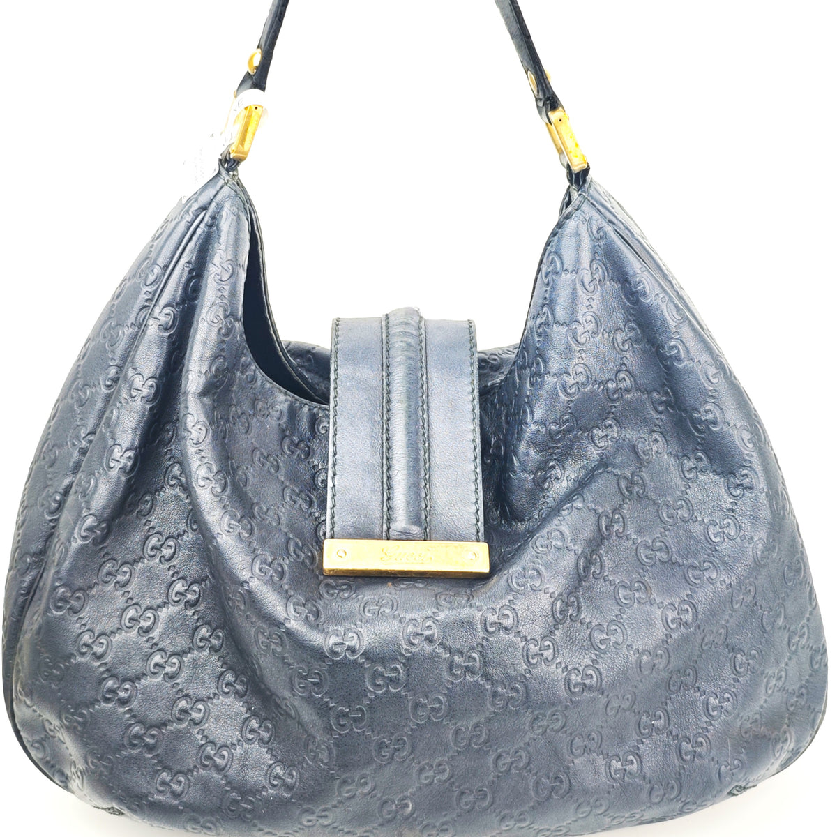 C2894 Gucci Shoulder Bag Guccissima Pelham Hobo | Pre-Owned Very Good Brown Guccissima Leather