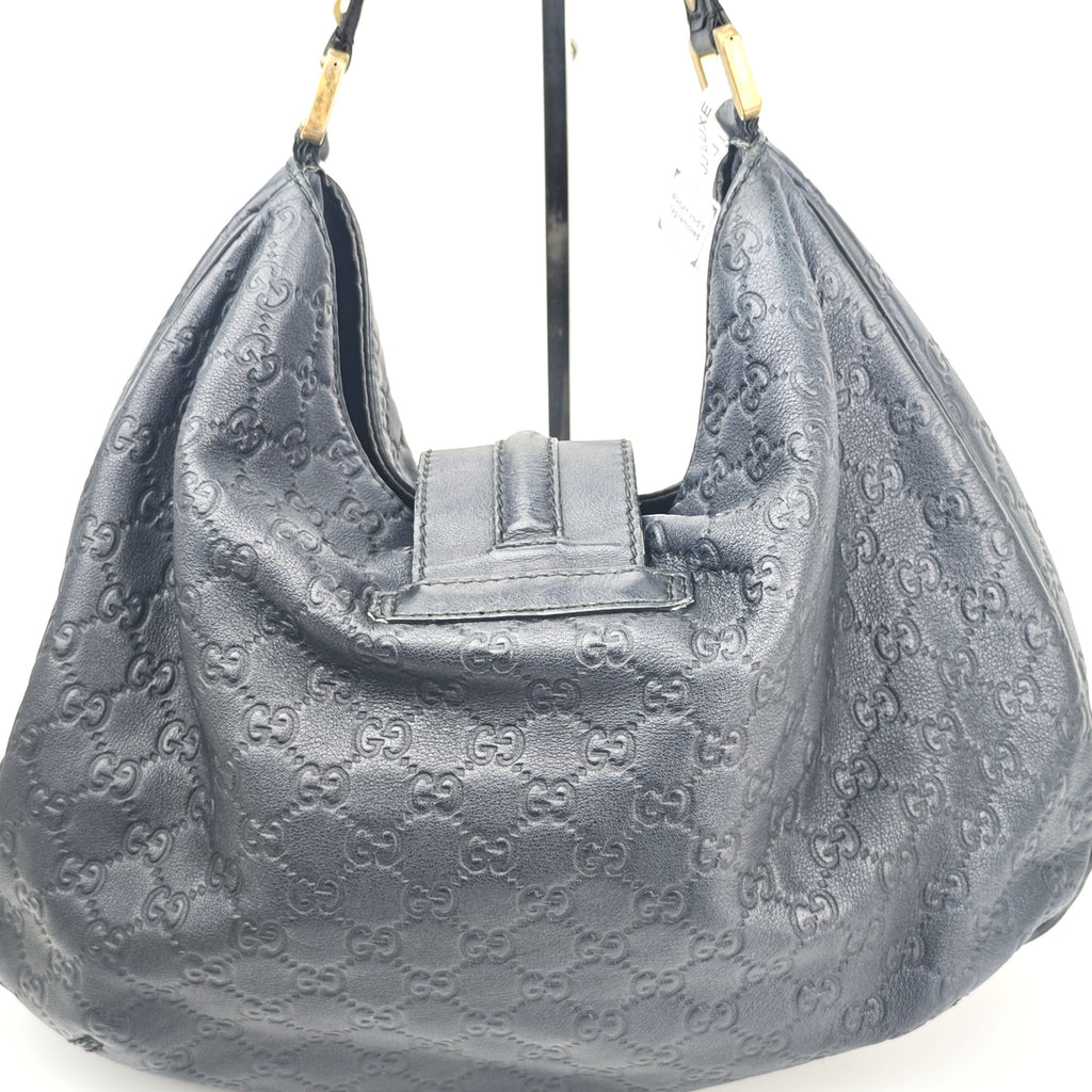 C2894 Gucci Shoulder Bag Guccissima Pelham Hobo | Pre-Owned Very Good Brown Guccissima Leather