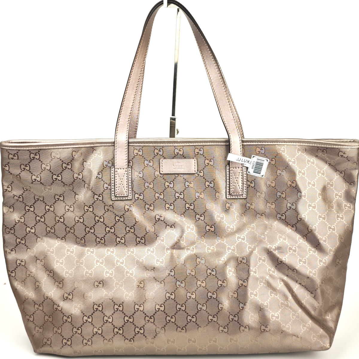 C2898 Gucci Tote Bag GG Imprimé Joy Tote Large | Pre-Owned Excellent GG Imprimé Coated canvas