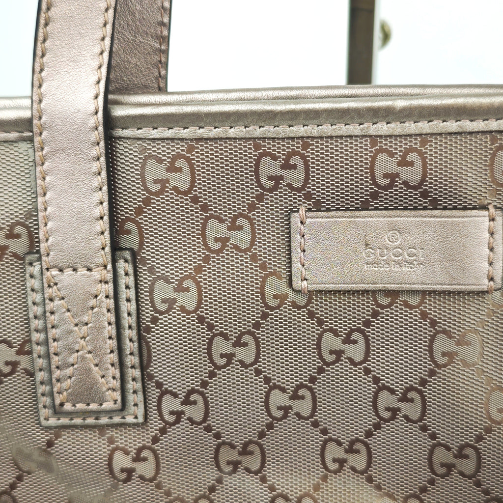 C2898 Gucci Tote Bag GG Imprimé Joy Tote Large | Pre-Owned Excellent GG Imprimé Coated canvas