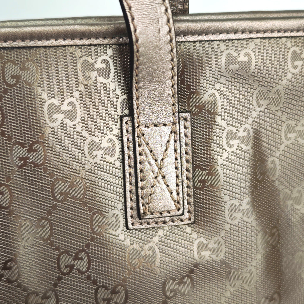 C2898 Gucci Tote Bag GG Imprimé Joy Tote Large | Pre-Owned Excellent GG Imprimé Coated canvas