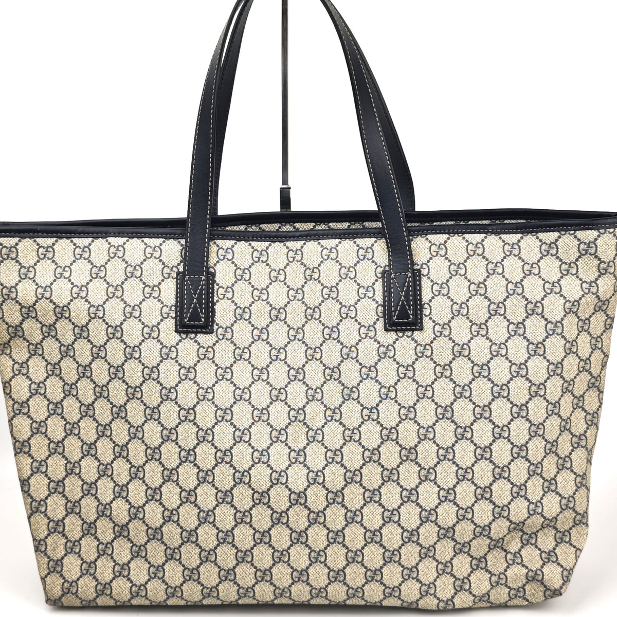 C2899 Gucci Tote Bag GG Supreme Joy Tote Large | Pre-Owned Excellent Brown GG Supreme Canvas